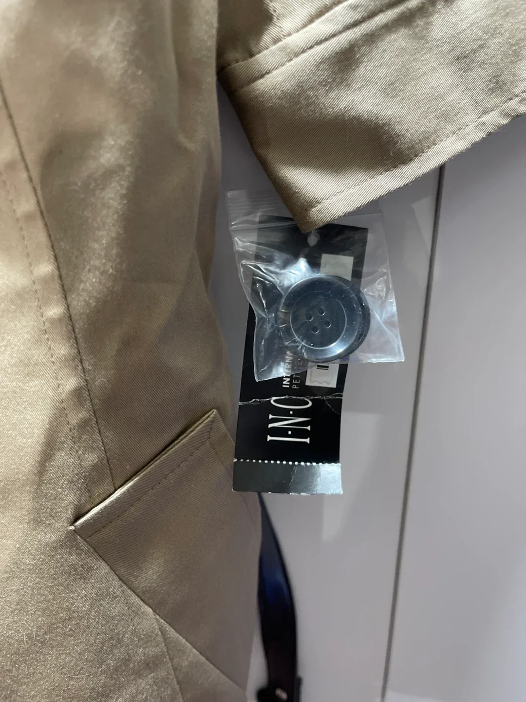 INC International Concepts Beige Jacket image indicator(2)