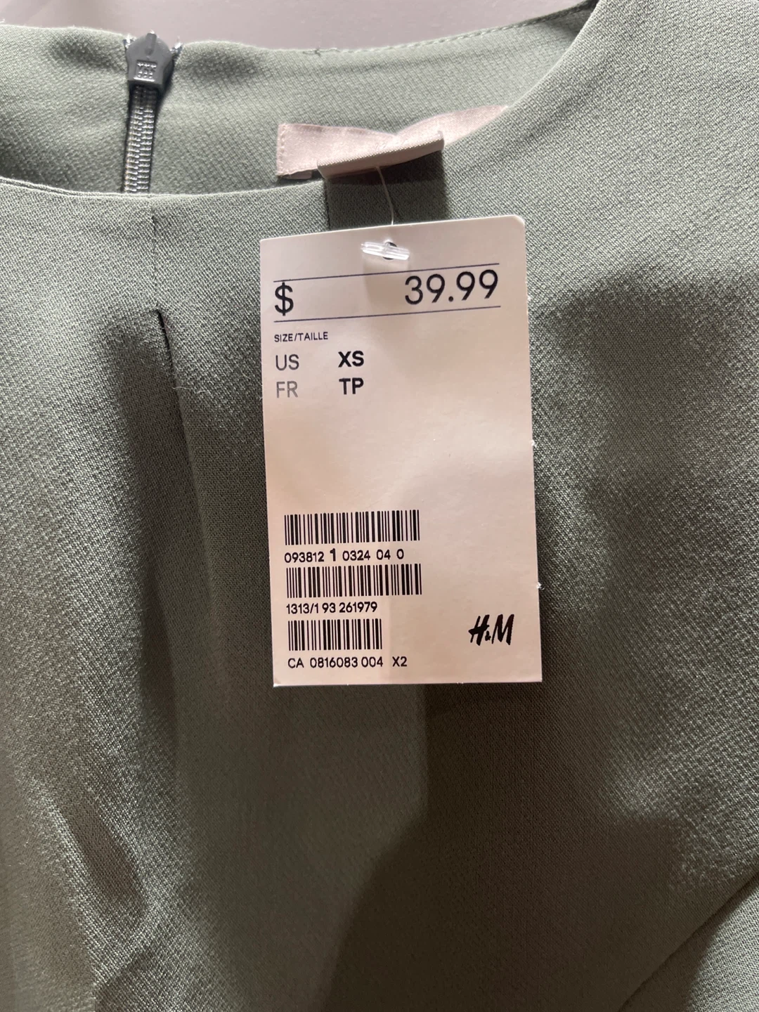 H&M Green Dress - Size XS - photo 2