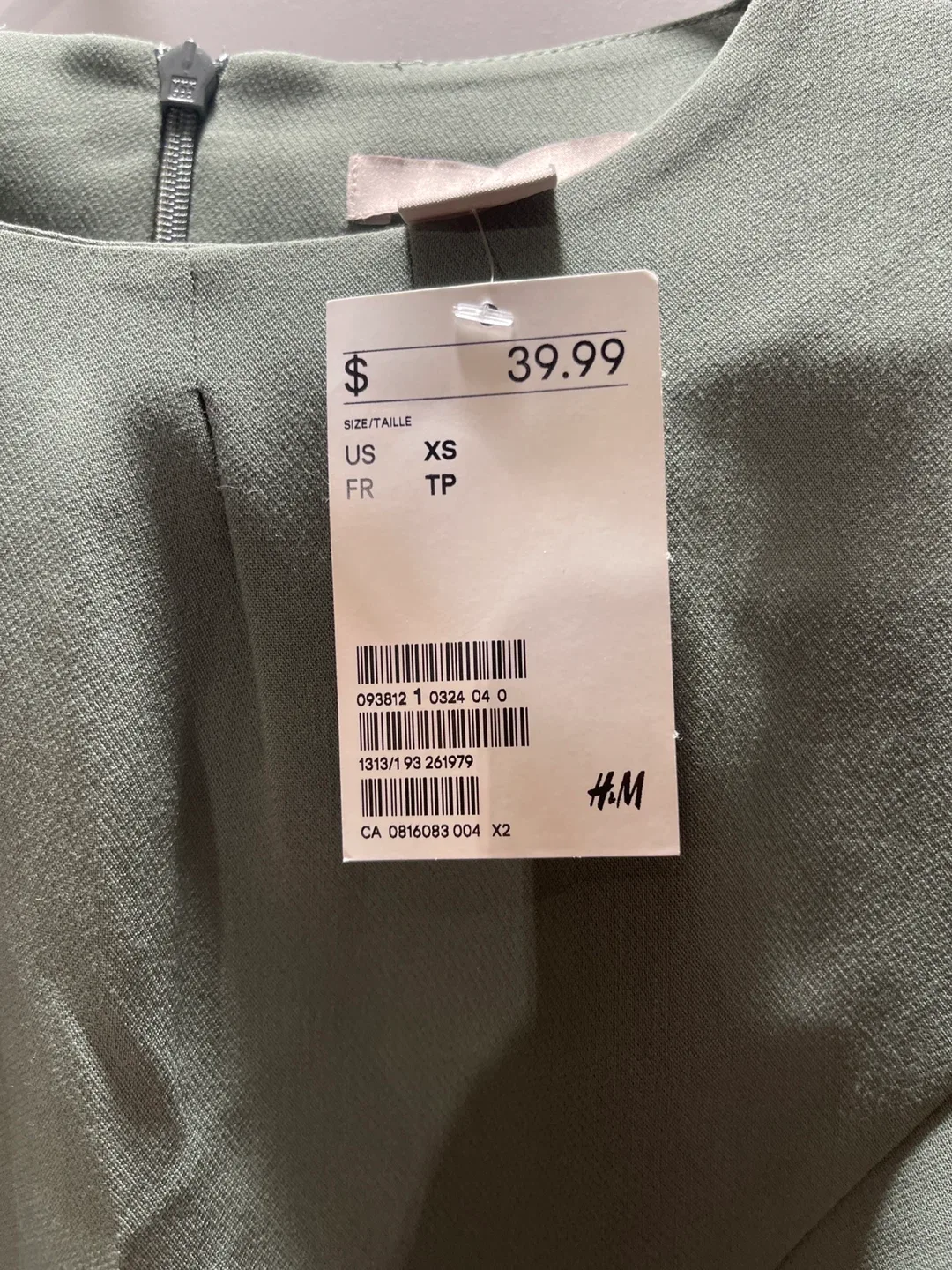 H&M Green Dress - Size XS image indicator(2)