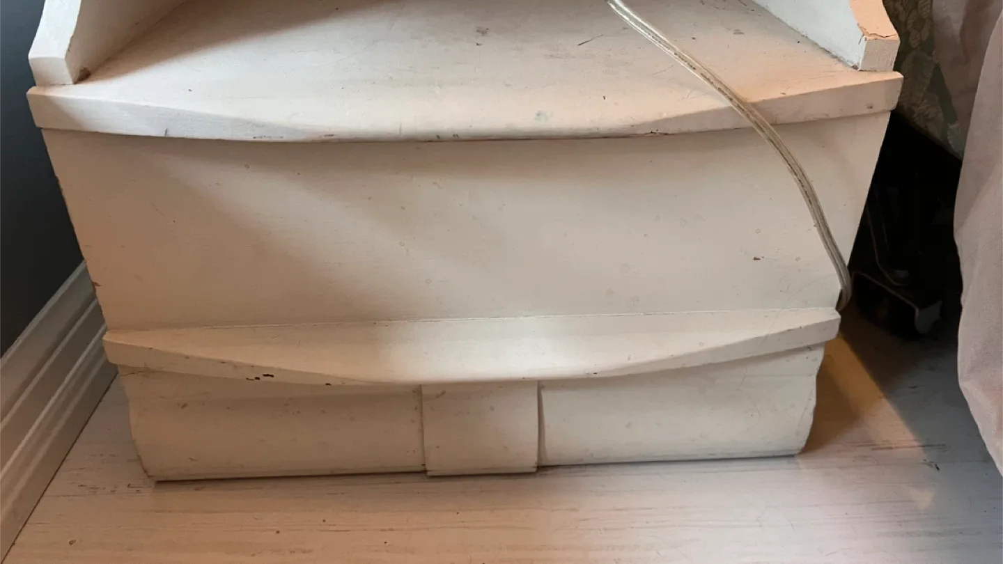 White Bedside Table with Drawer (x2) image indicator(2)