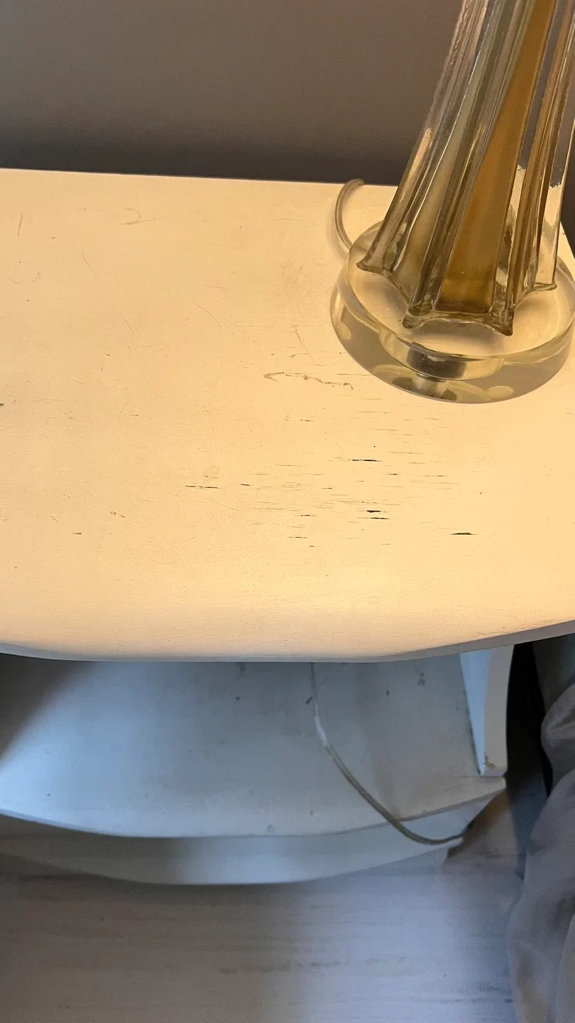 White Bedside Table with Drawer (x2) image indicator(3)