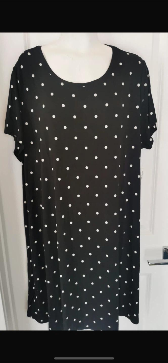 NEW! Amazon Essentials Short-Sleeve Scoop Neck Swing Dress - photo 5
