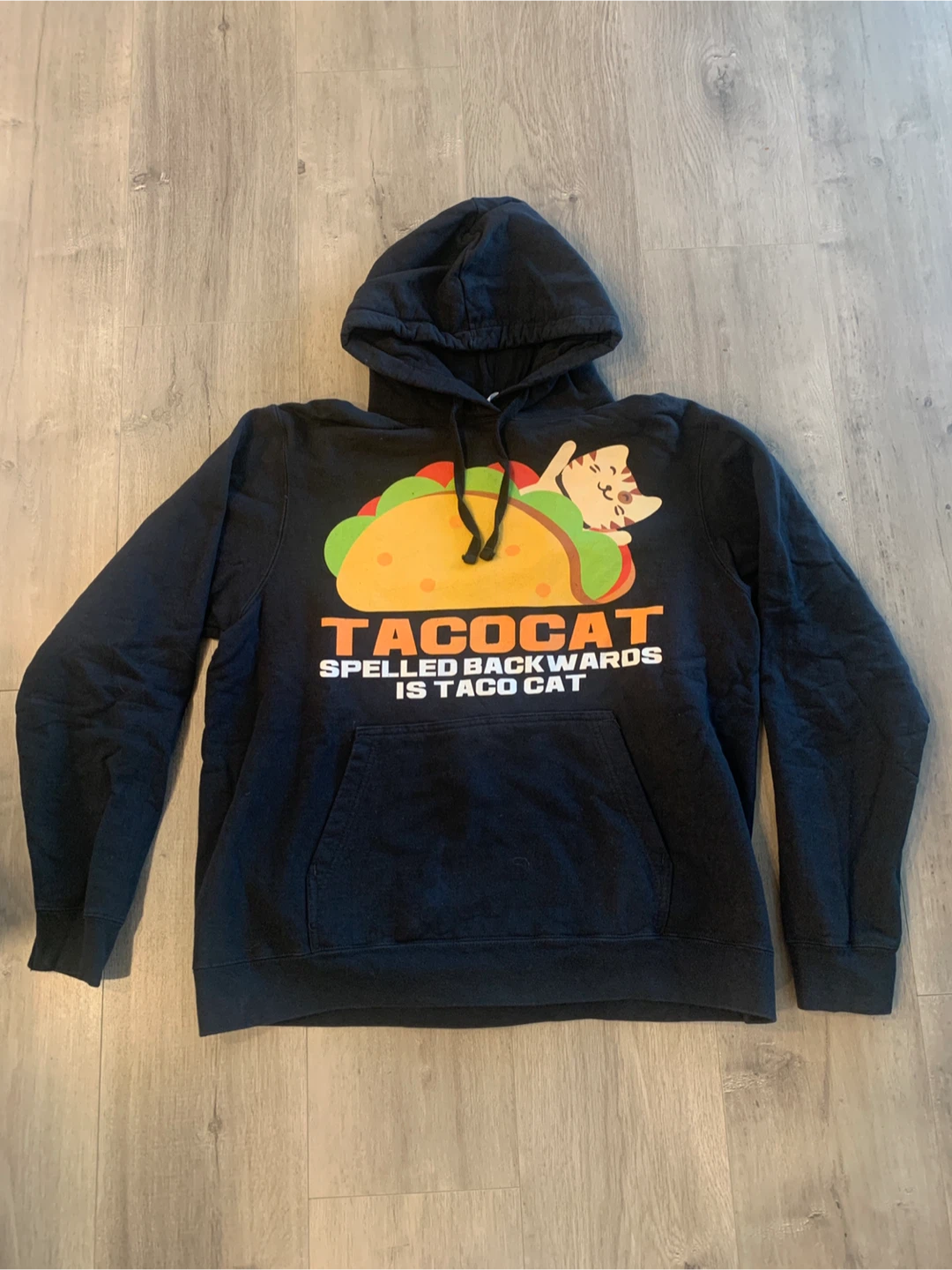 Port & Company Taco Cat Hoodie - Size Large