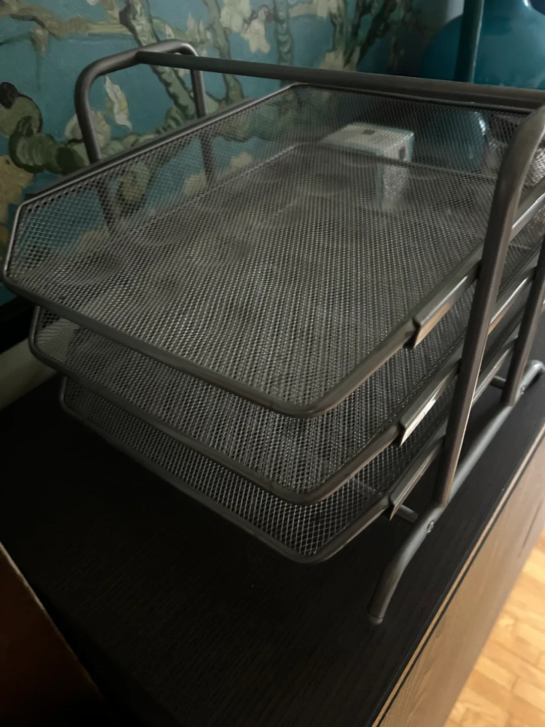 $7 Vintage IKEA 3 level Paper Tray Dokument desk office tiered image indicator(3)