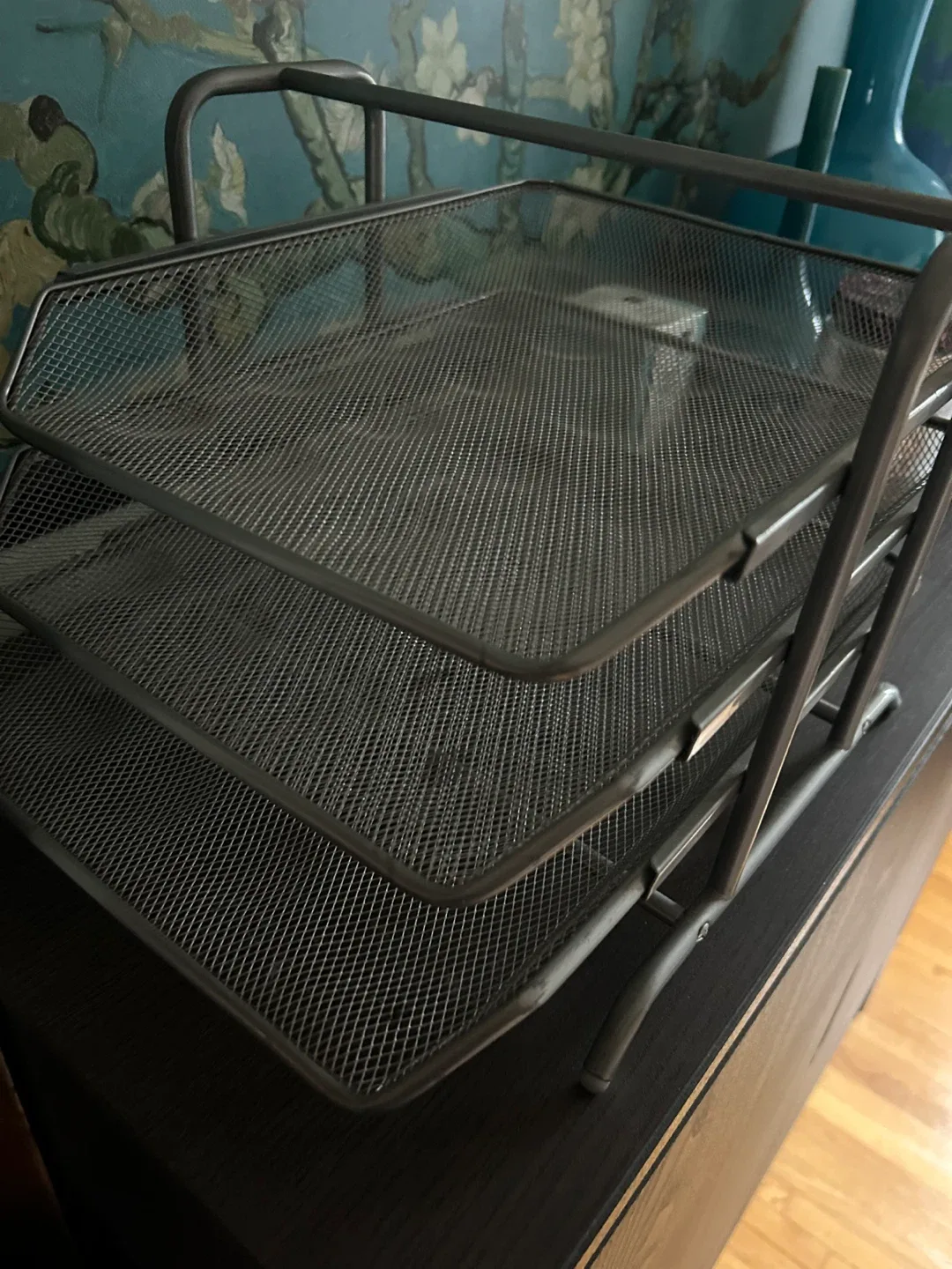 $7 Vintage IKEA 3 level Paper Tray Dokument desk office tiered image indicator(5)