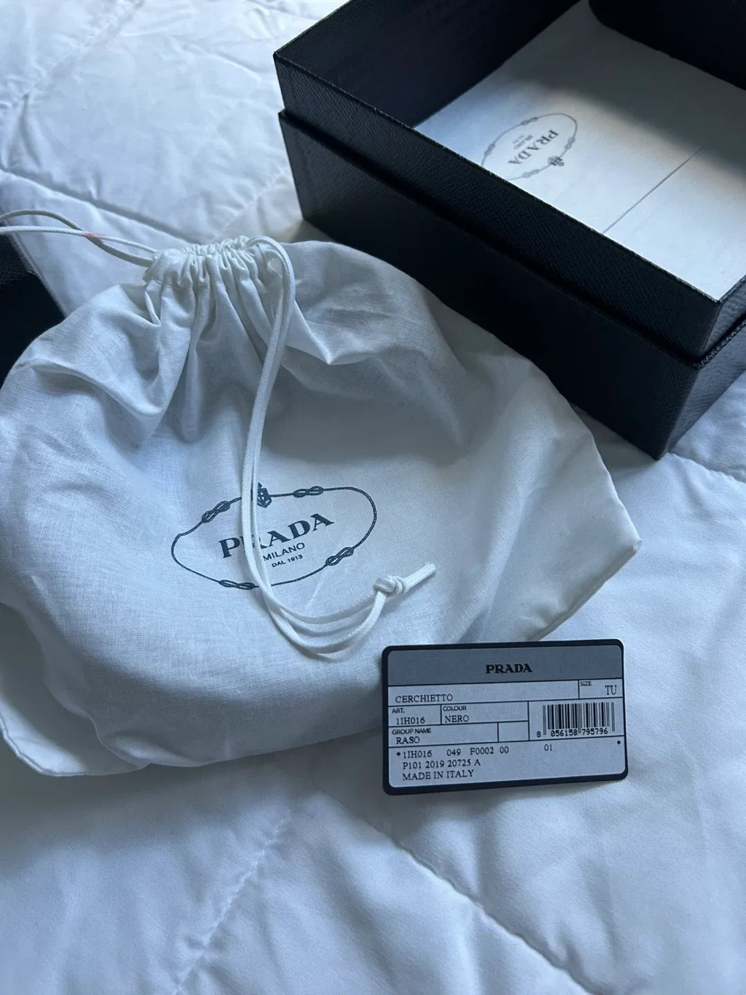 Prada Cerchietto Headband - Black image indicator(3)