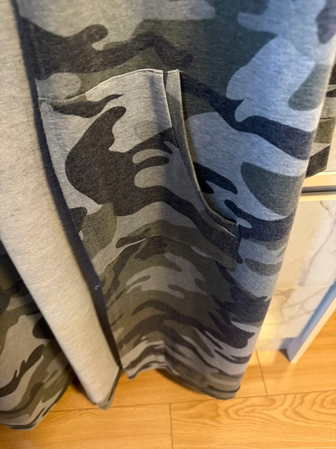 Women Camo Hoodie Dress - Size M image indicator(4)