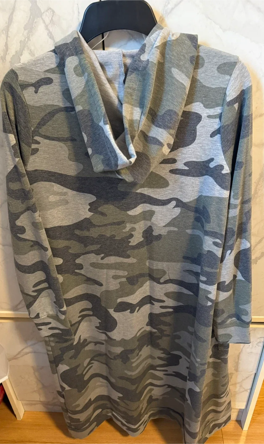 Women Camo Hoodie Dress - Size M image indicator(2)