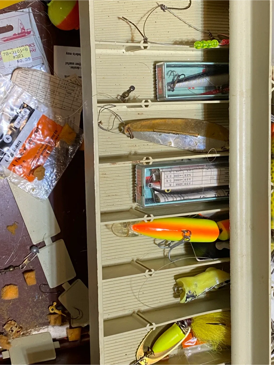 Fishing Tackle Box with Lures and Accessories image indicator(7)