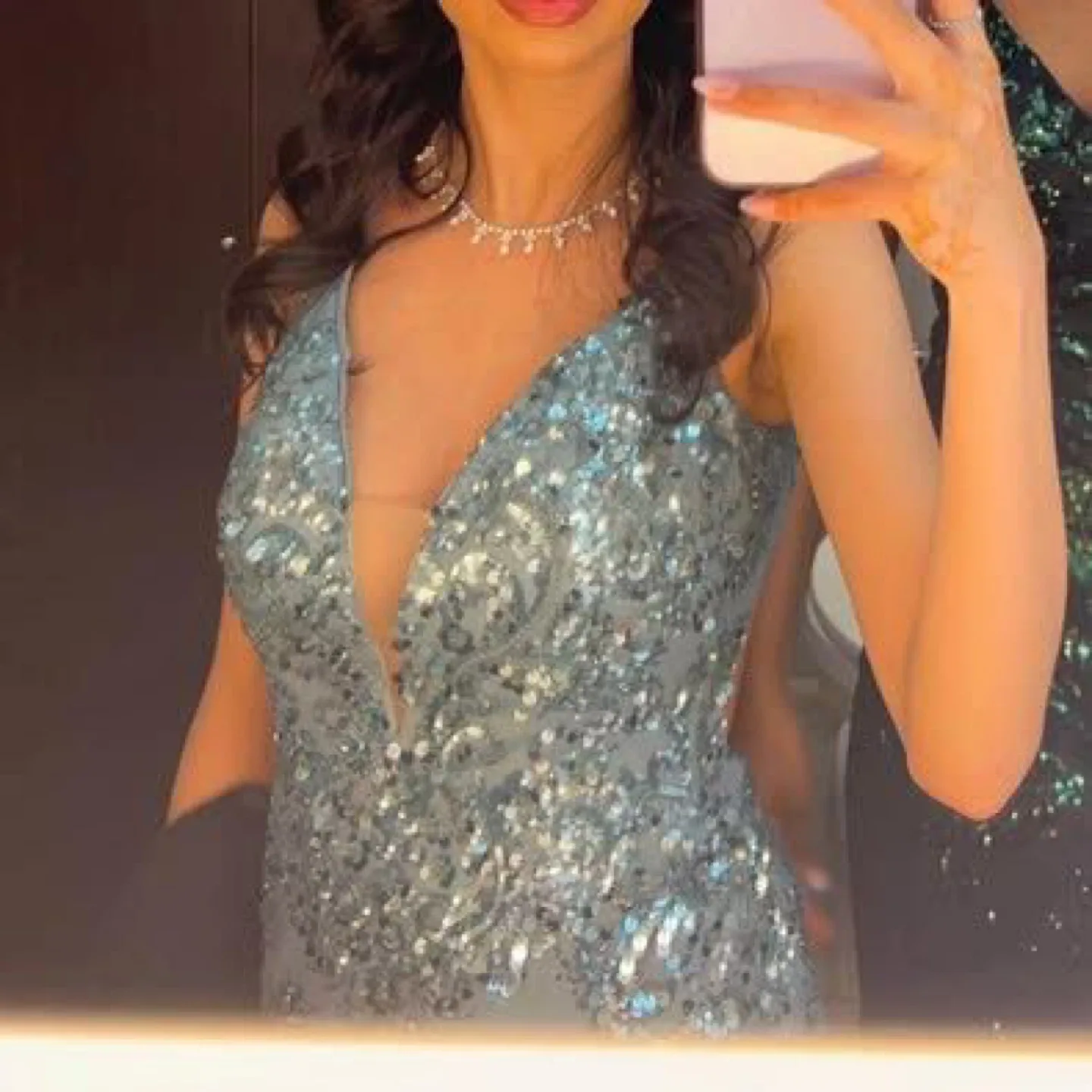 Sequin Embellished Formal Gown image indicator(2)