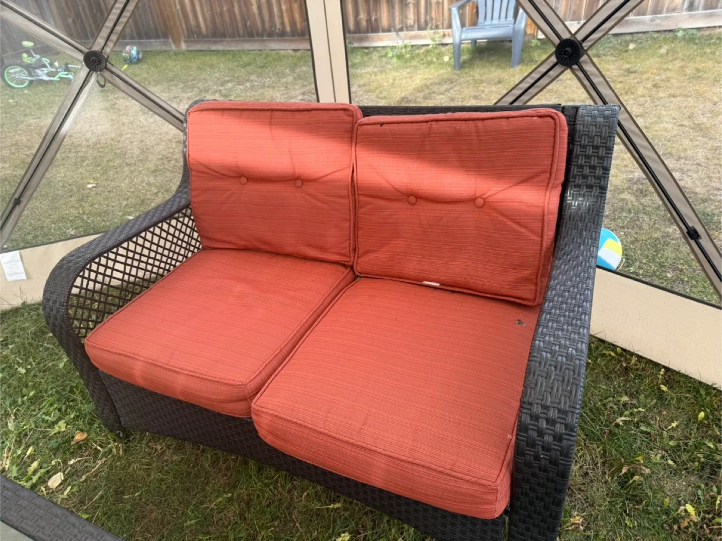 Outdoor Patio Loveseat & Chair Set image indicator(4)