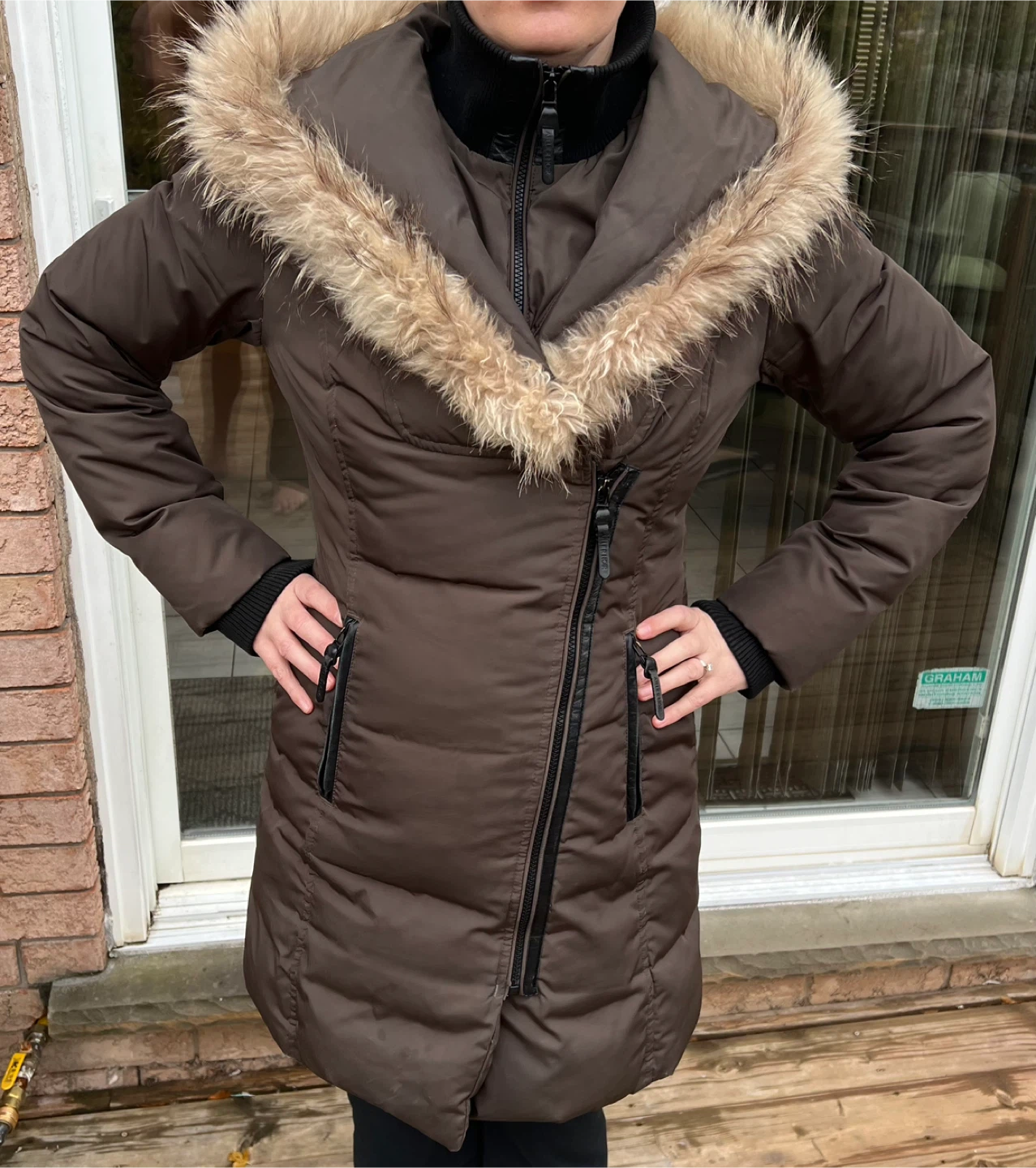 Atelier Noir Down Parka, Size M