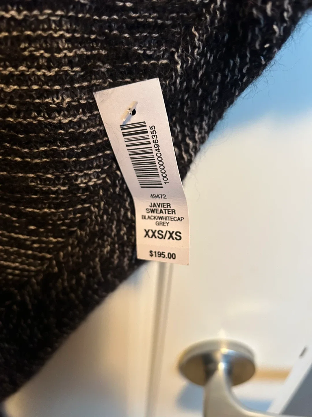 Javier Sweater - Black/White - XXS/XS image indicator(3)