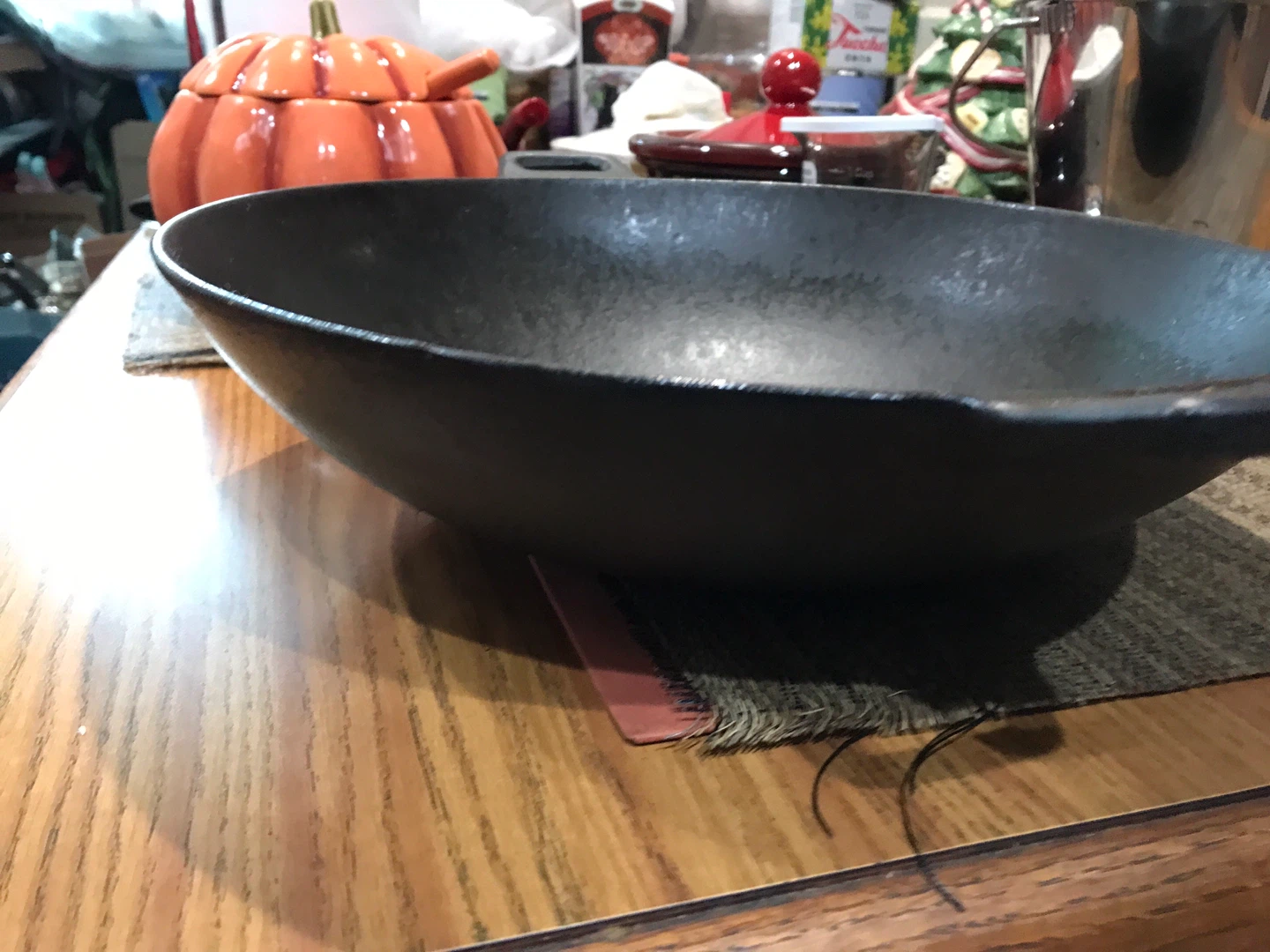 Cast Iron Wok Made in USA - photo 3