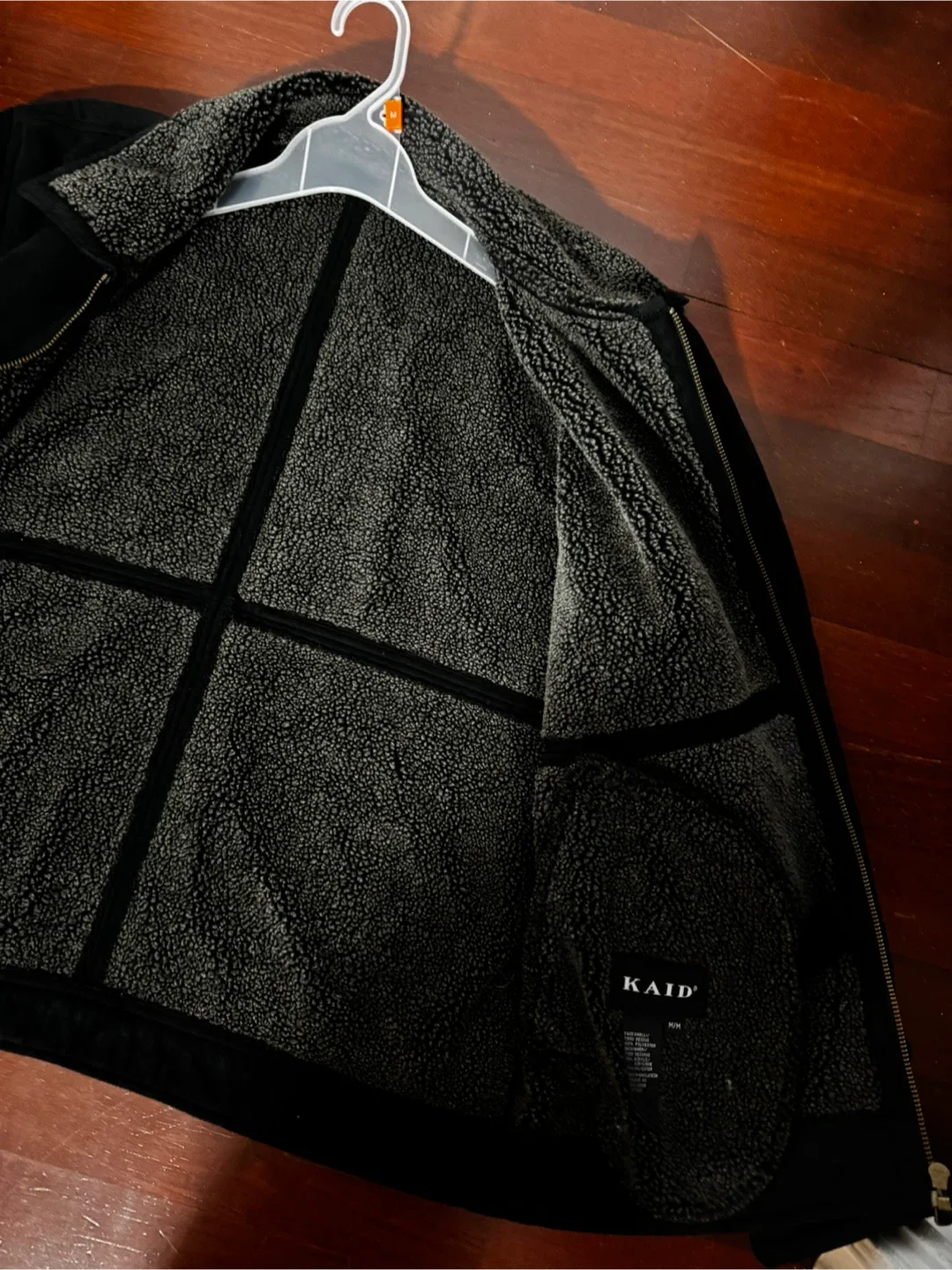 KAID Black Sherpa Lined Jacket - Size M image indicator(2)