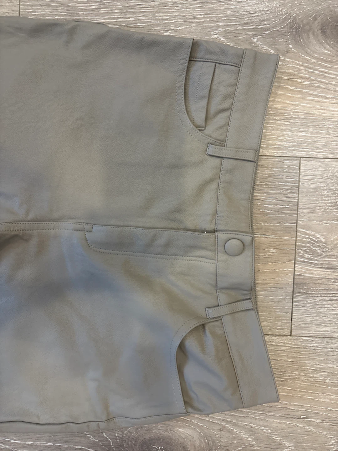 Stradivarius Faux Leather Pants - Size 10 - photo 3