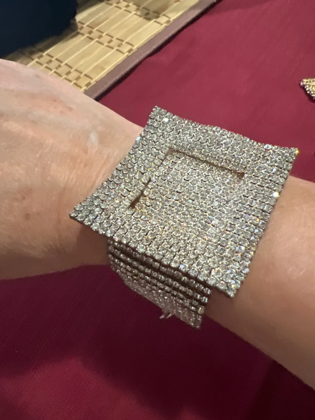 Rhinestone Statement Bracelet image indicator(2)