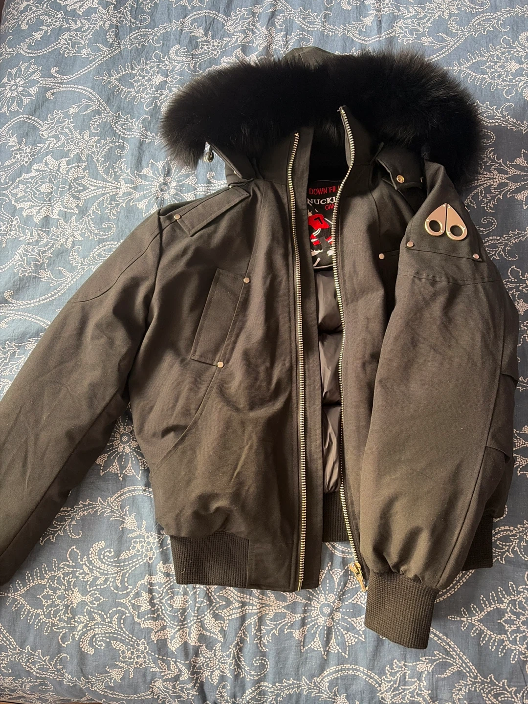 Moose Knuckles Bomber Jacket - Size M/M