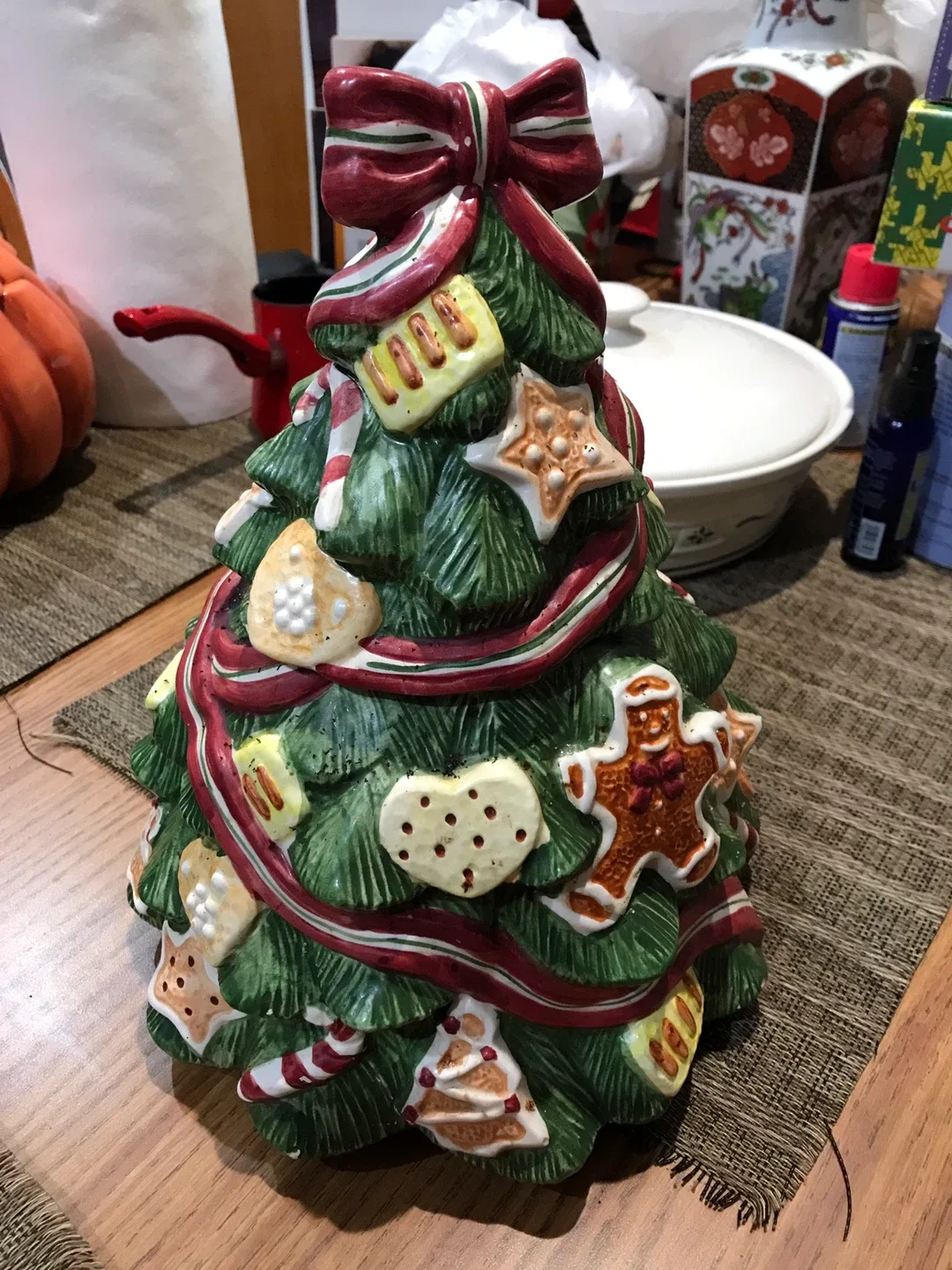 Christmas Tree Cookie Jar