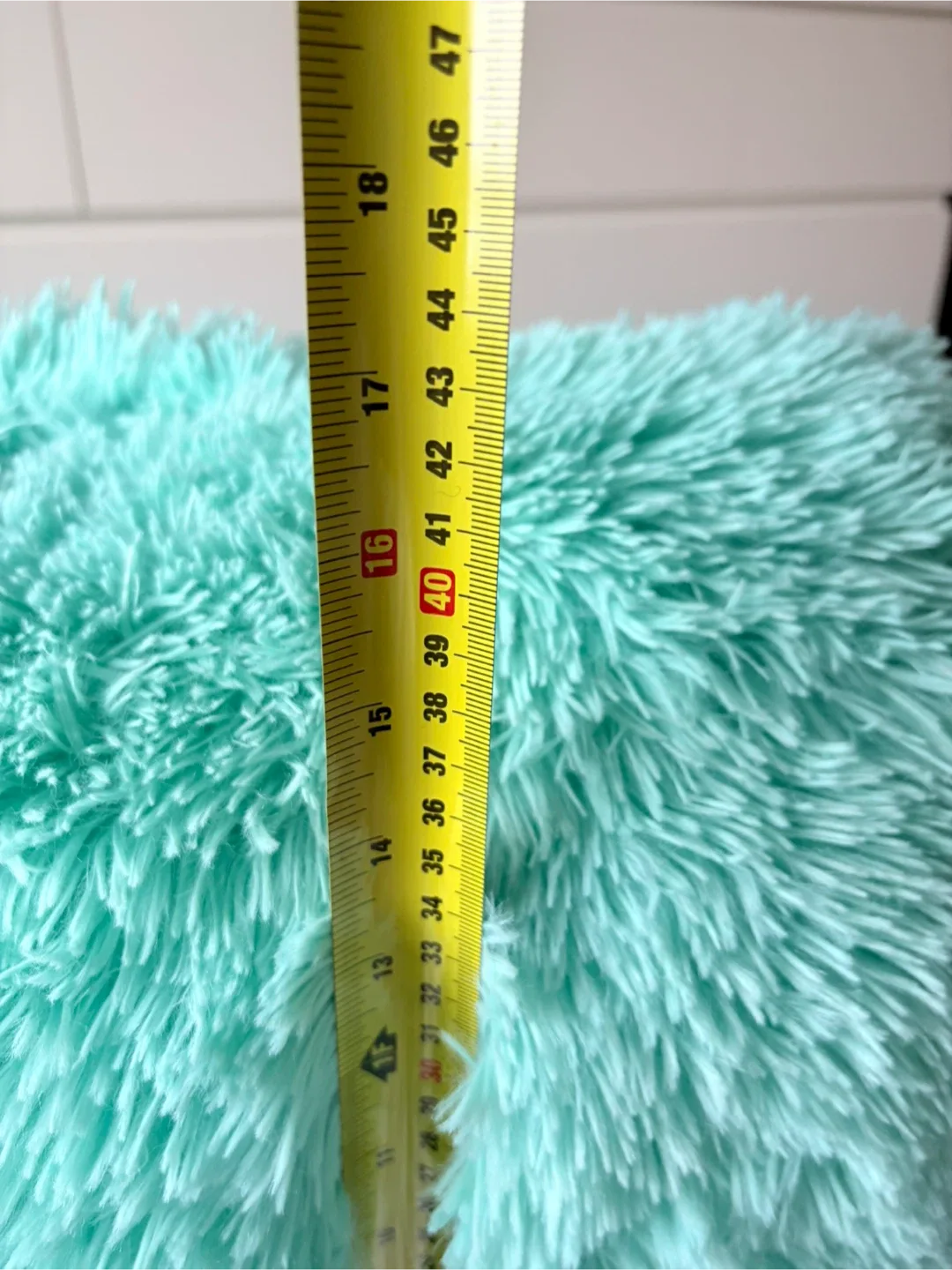 Aqua blue/green support pillow - 16x40 inches image indicator(5)