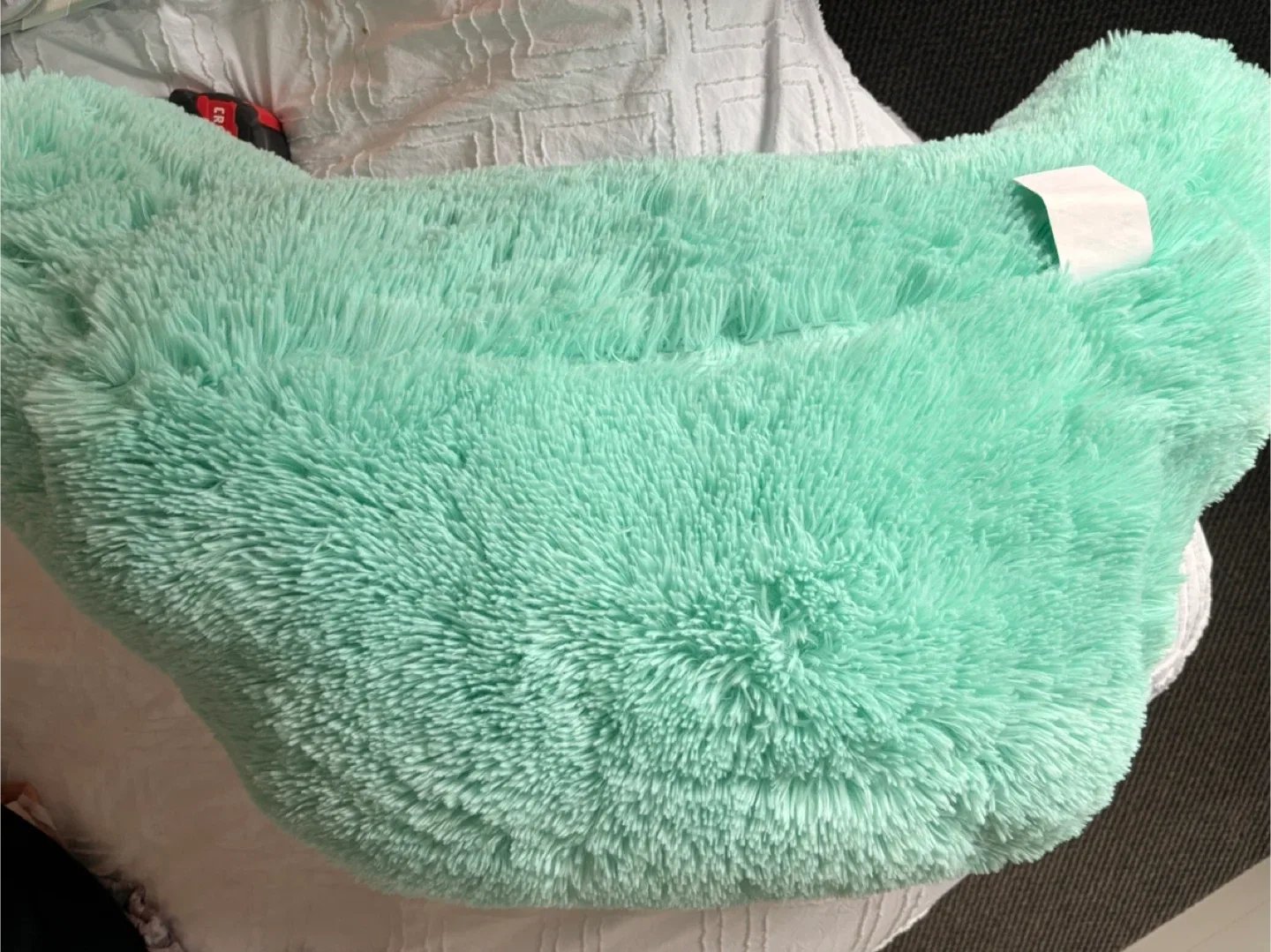 Aqua blue/green support pillow - 16x40 inches image indicator(2)