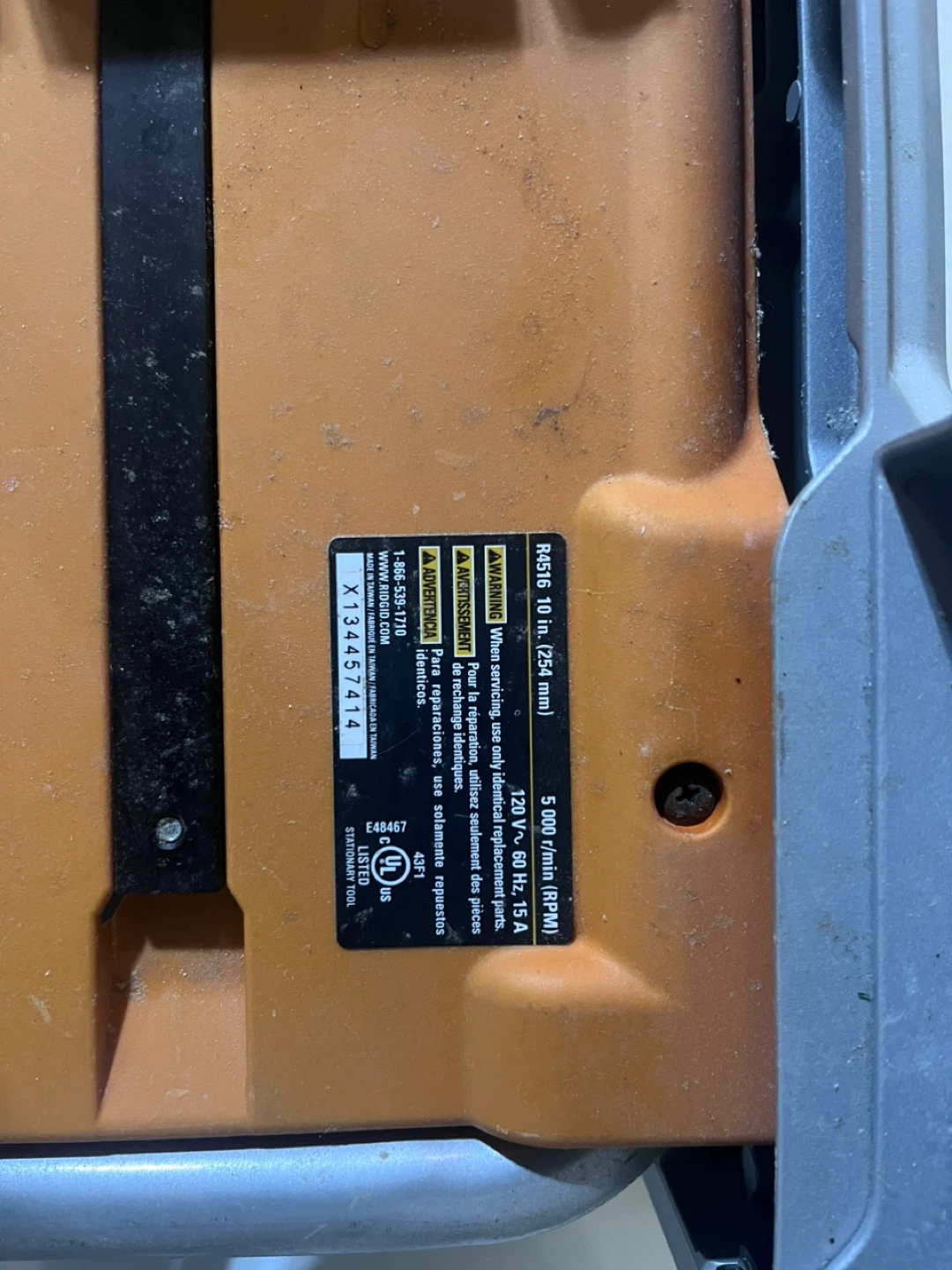 Ridgid R4516 Table Saw - 10 Inch - photo 3