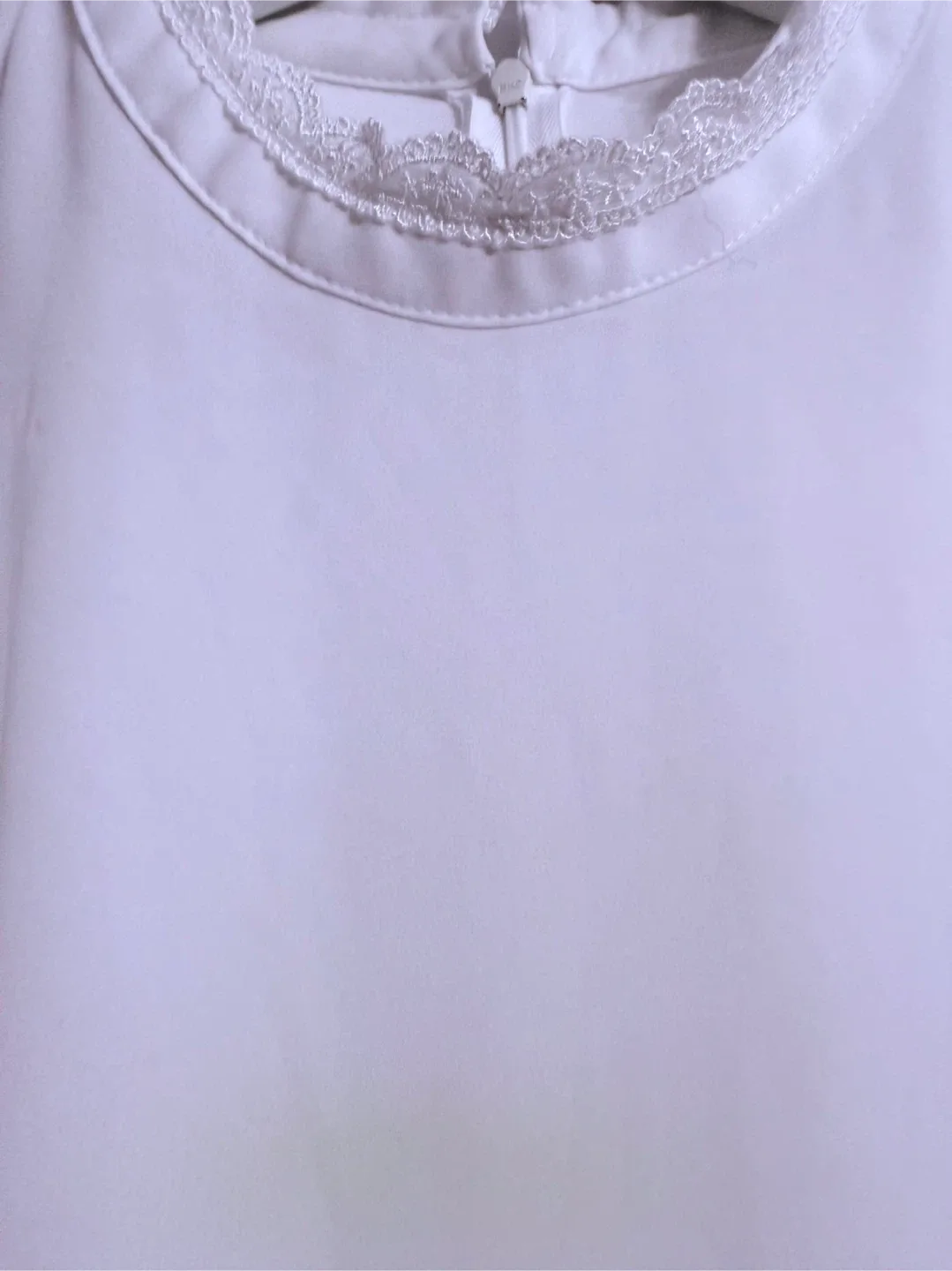 Design by Rookie White Blouse with Lace Detail image indicator(5)