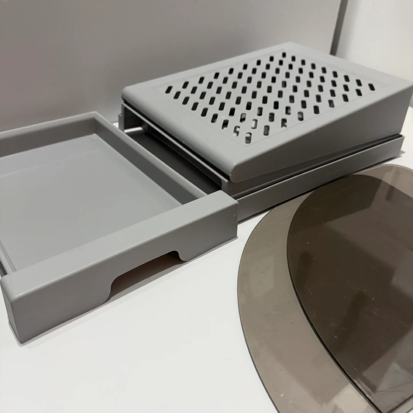 Adjustable Height Cat Litter Box Ramp Catch Tray image indicator(2)