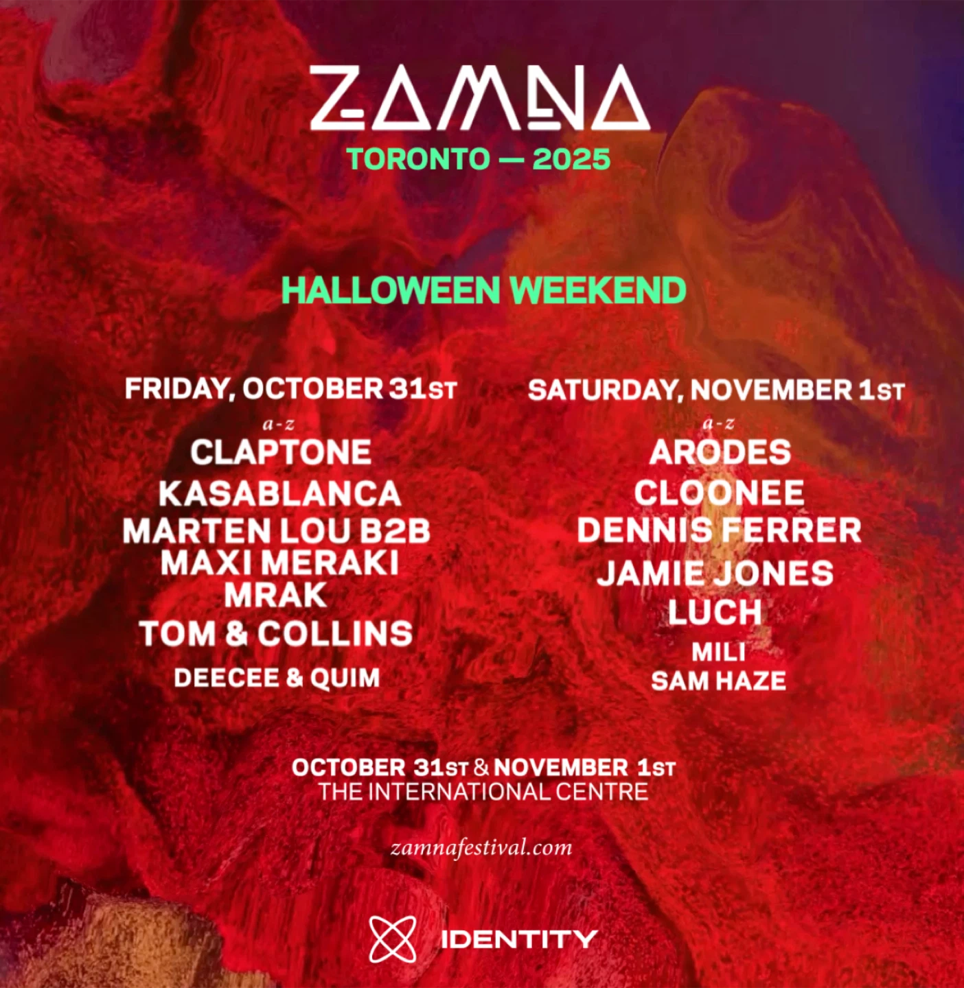 Zamna Toronto 2025  Ticket