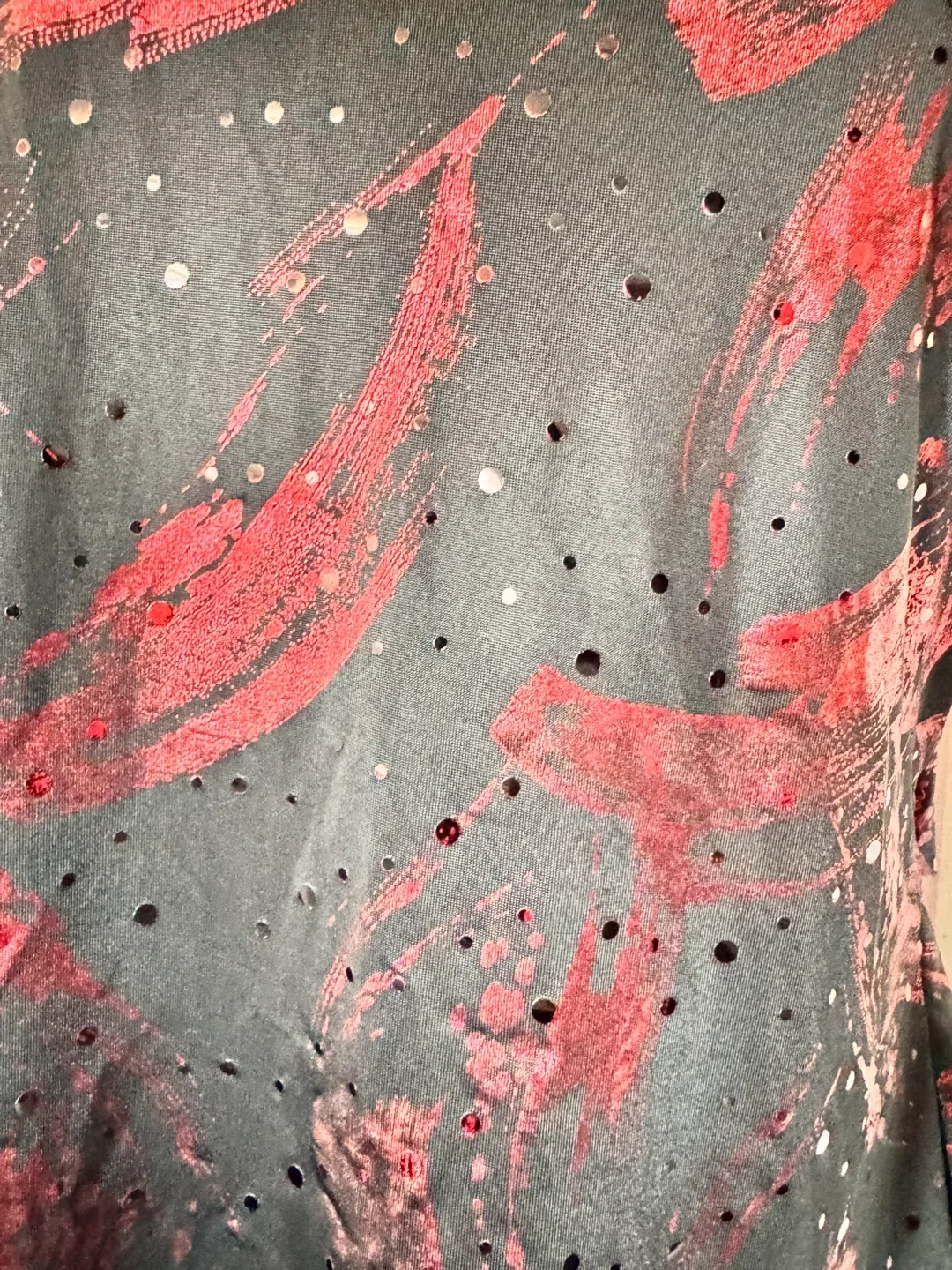 Red and Black Sequin Top image indicator(4)