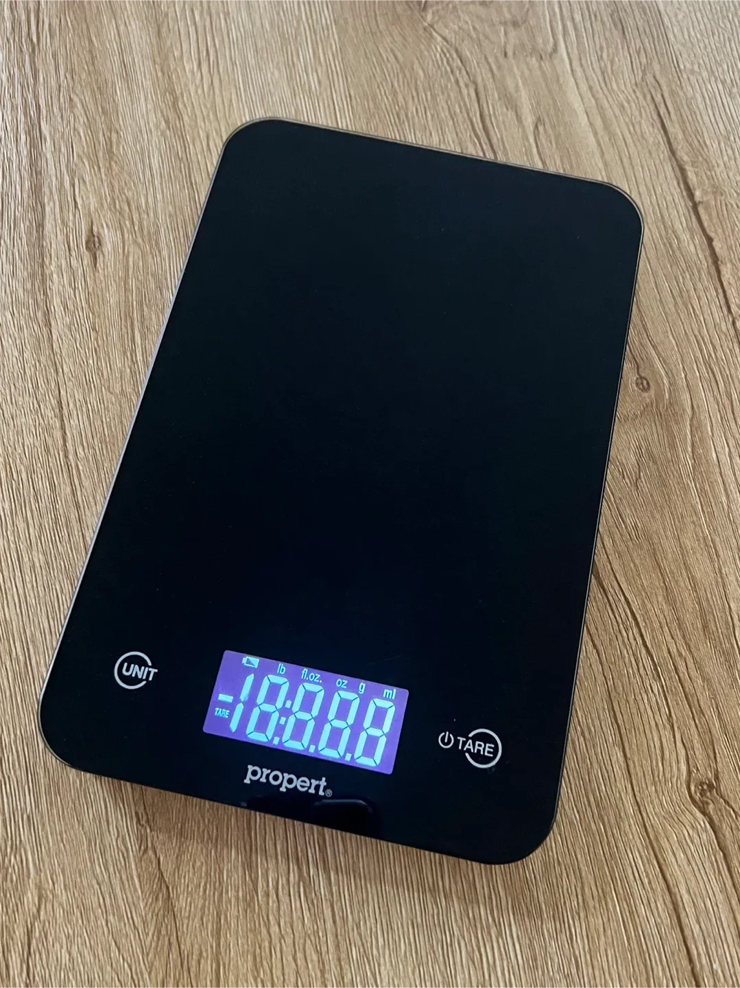 Propert Soft Touch Kitchen Scale - Black image indicator(3)