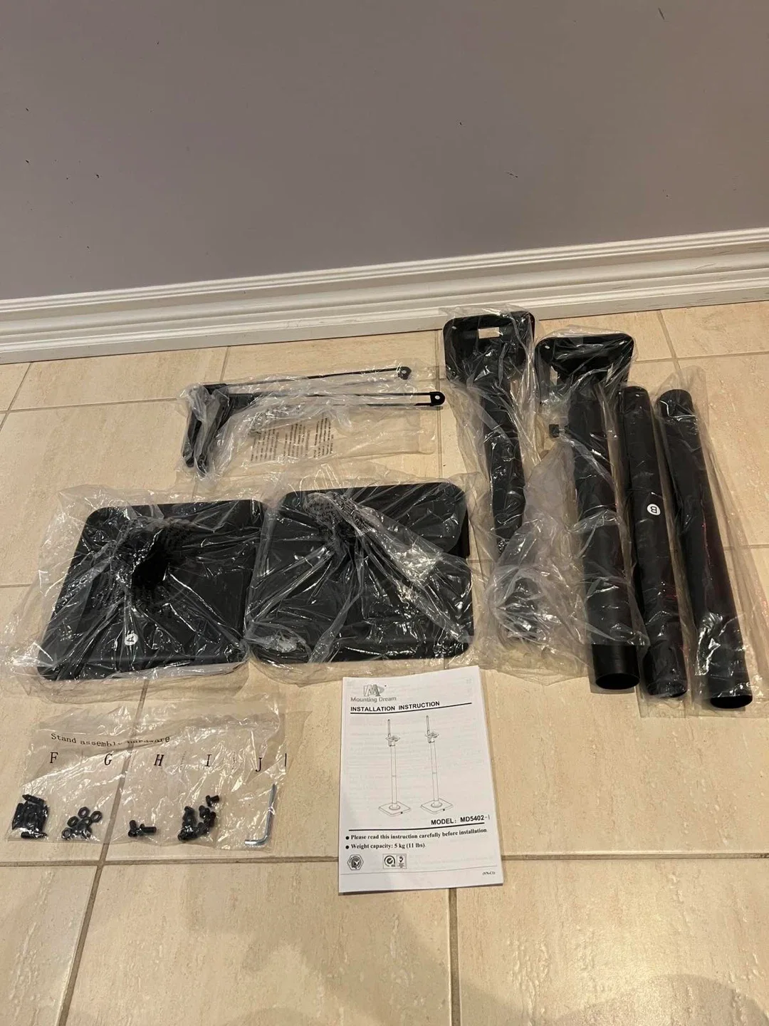 Greenstell Universal TV Stand with Mount image indicator(7)