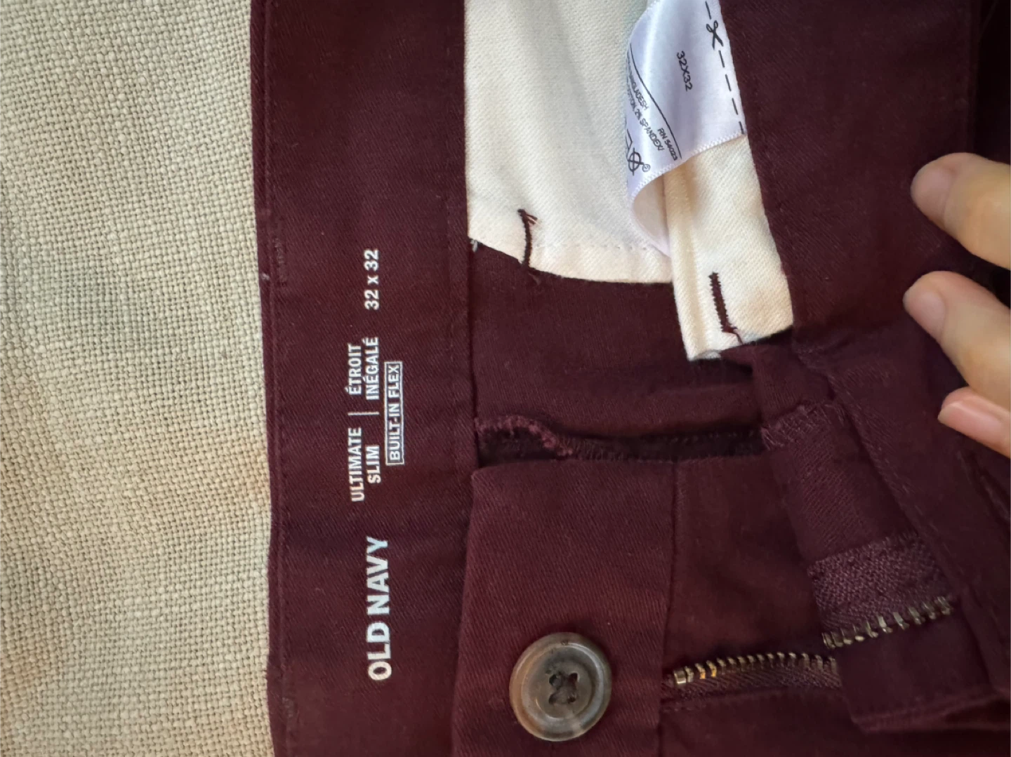 New Old Navy Ultimate Slim Flex Pants 32x32 - photo 2