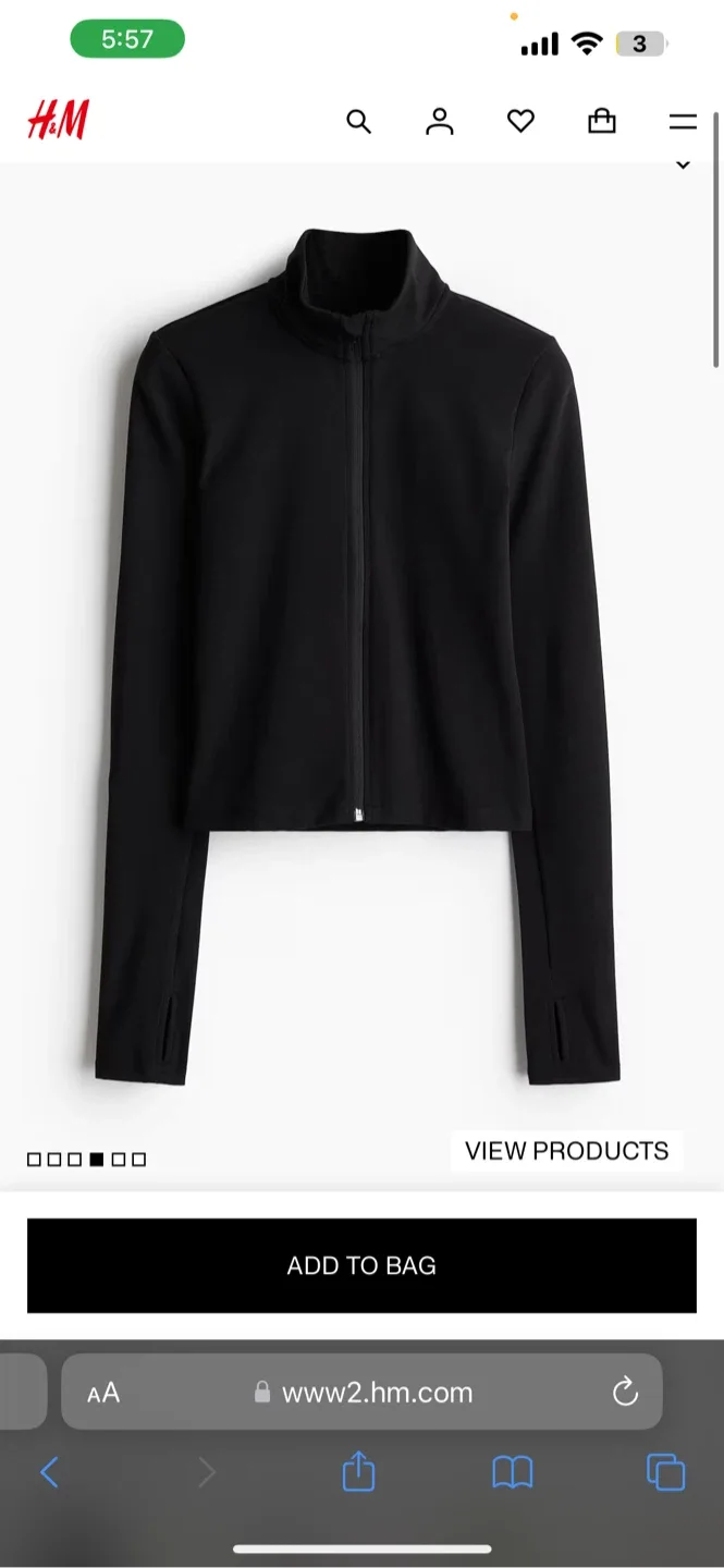 H&M ACTIVEWEAR JACKET WITH SOFTMOVE™ image indicator(6)