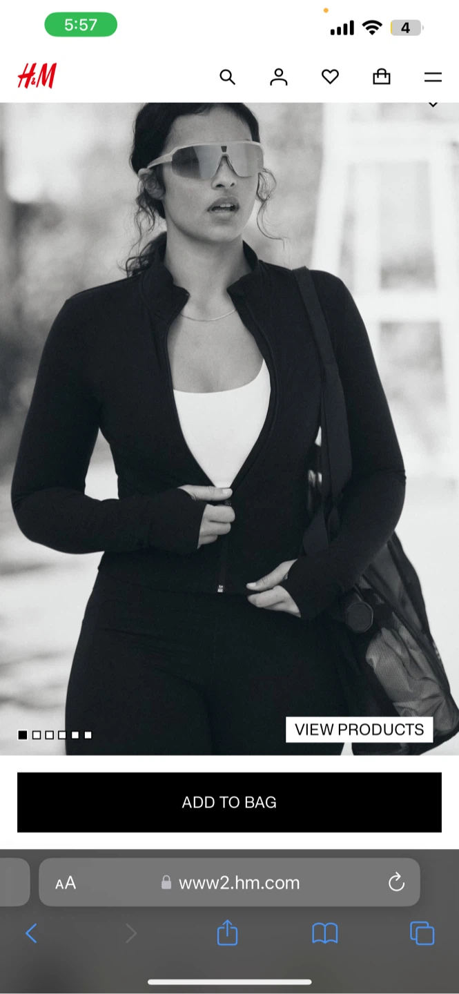 H&M ACTIVEWEAR JACKET WITH SOFTMOVE™ - photo 5