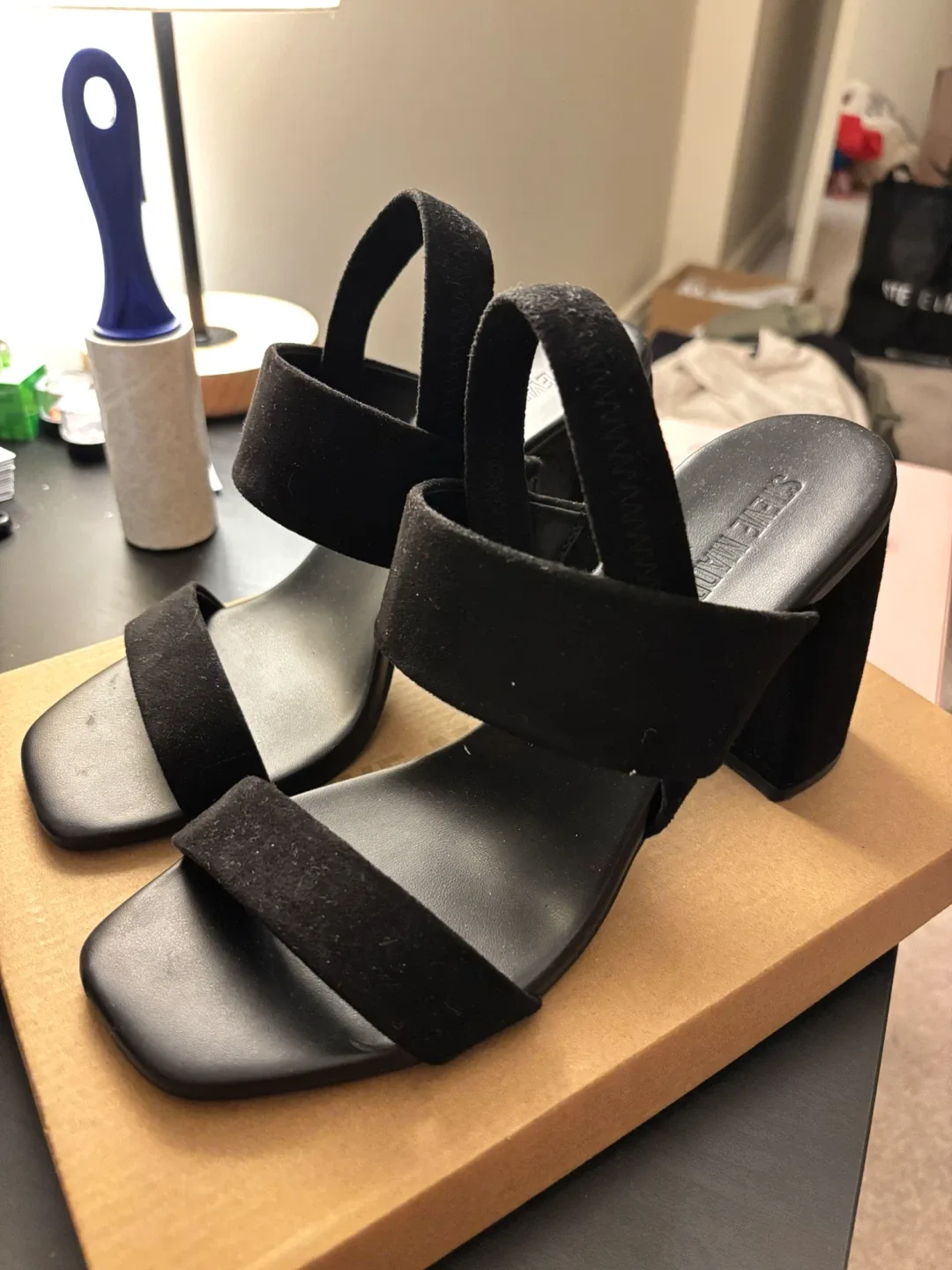 Steve Madden Black Heels - Size 8