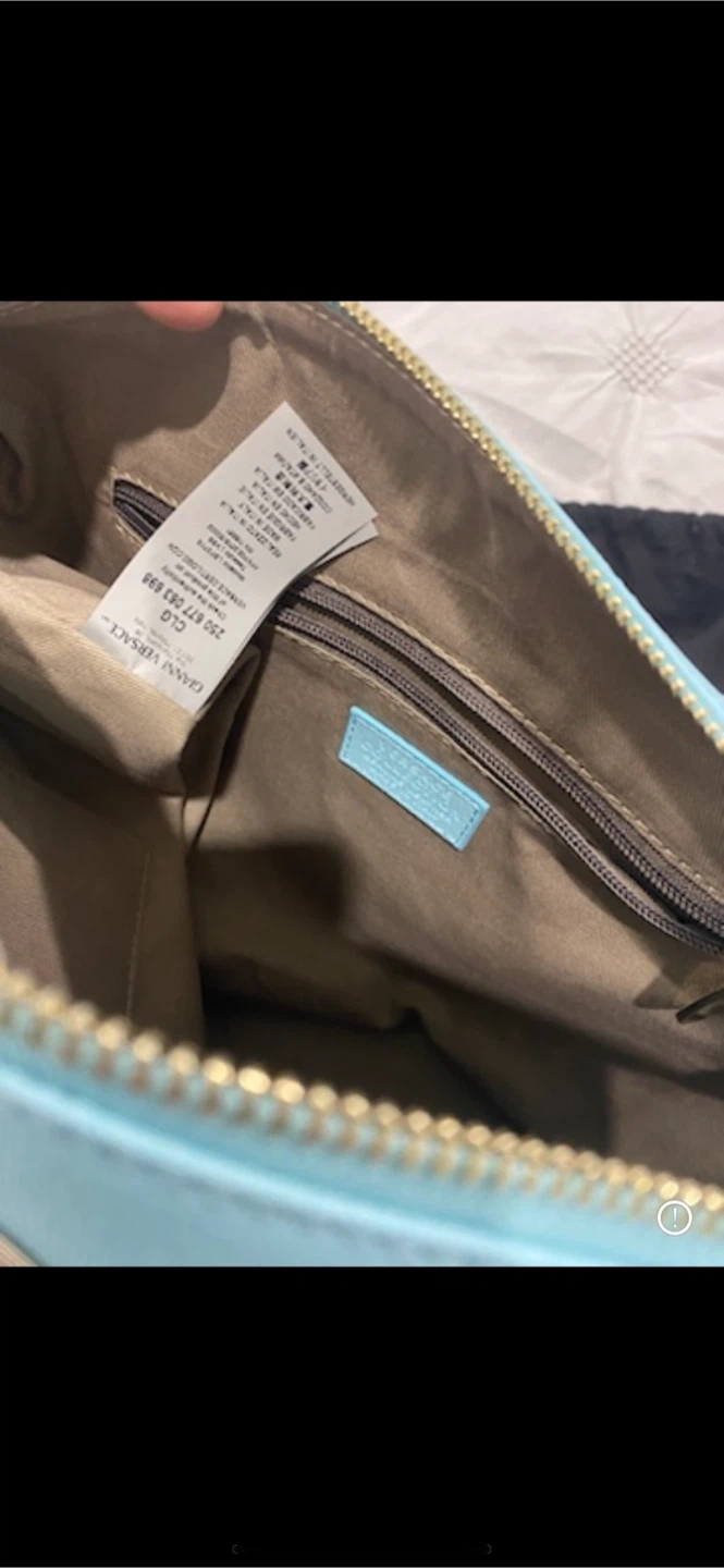 Brand new Gianni Versace Light Blue Satchel Bag - photo 4