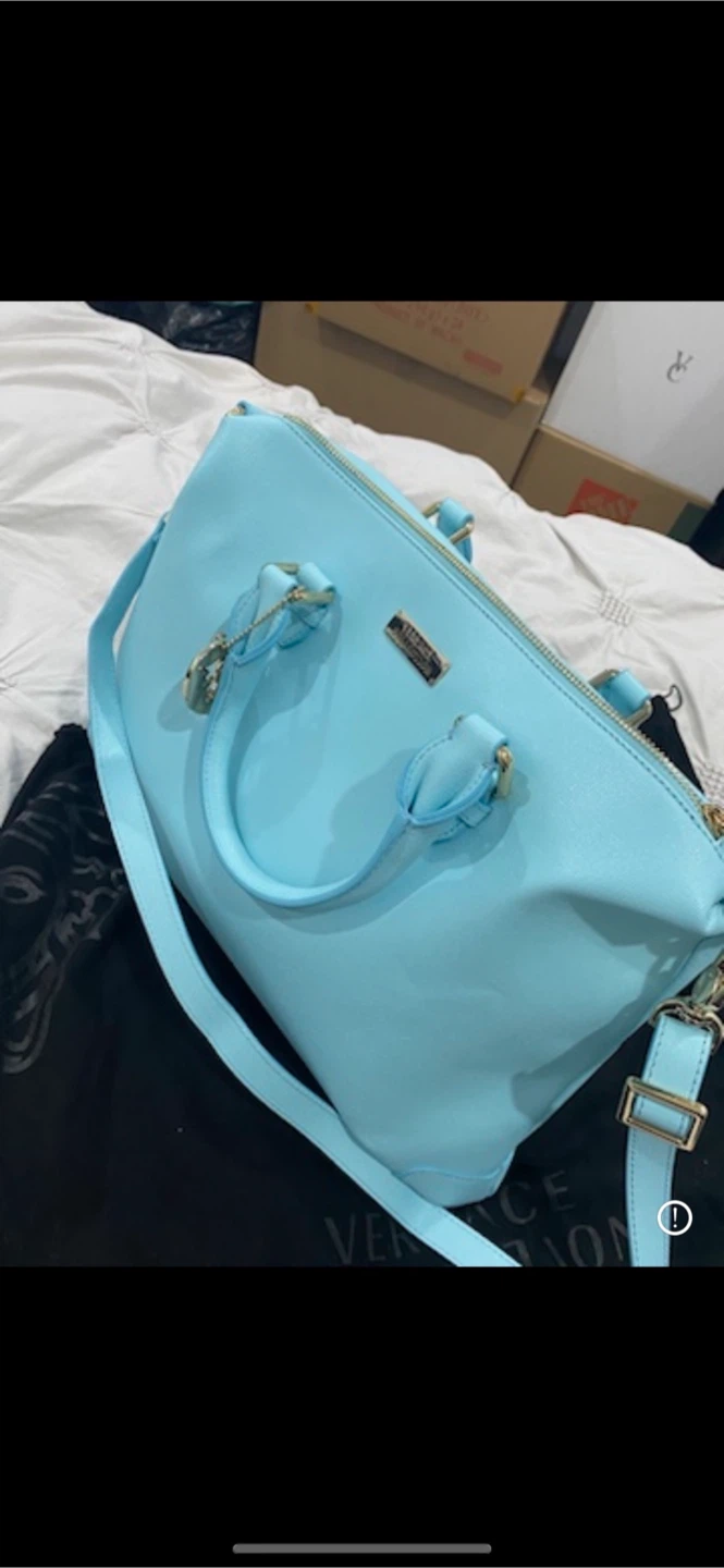 Brand new Gianni Versace Light Blue Satchel Bag - photo 2