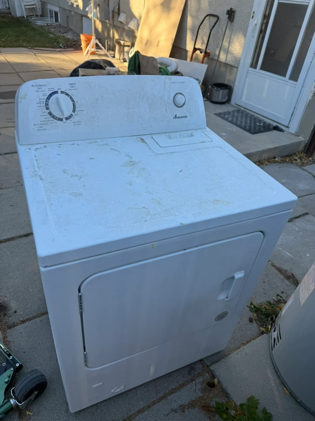 Amana White Clothes Dryer