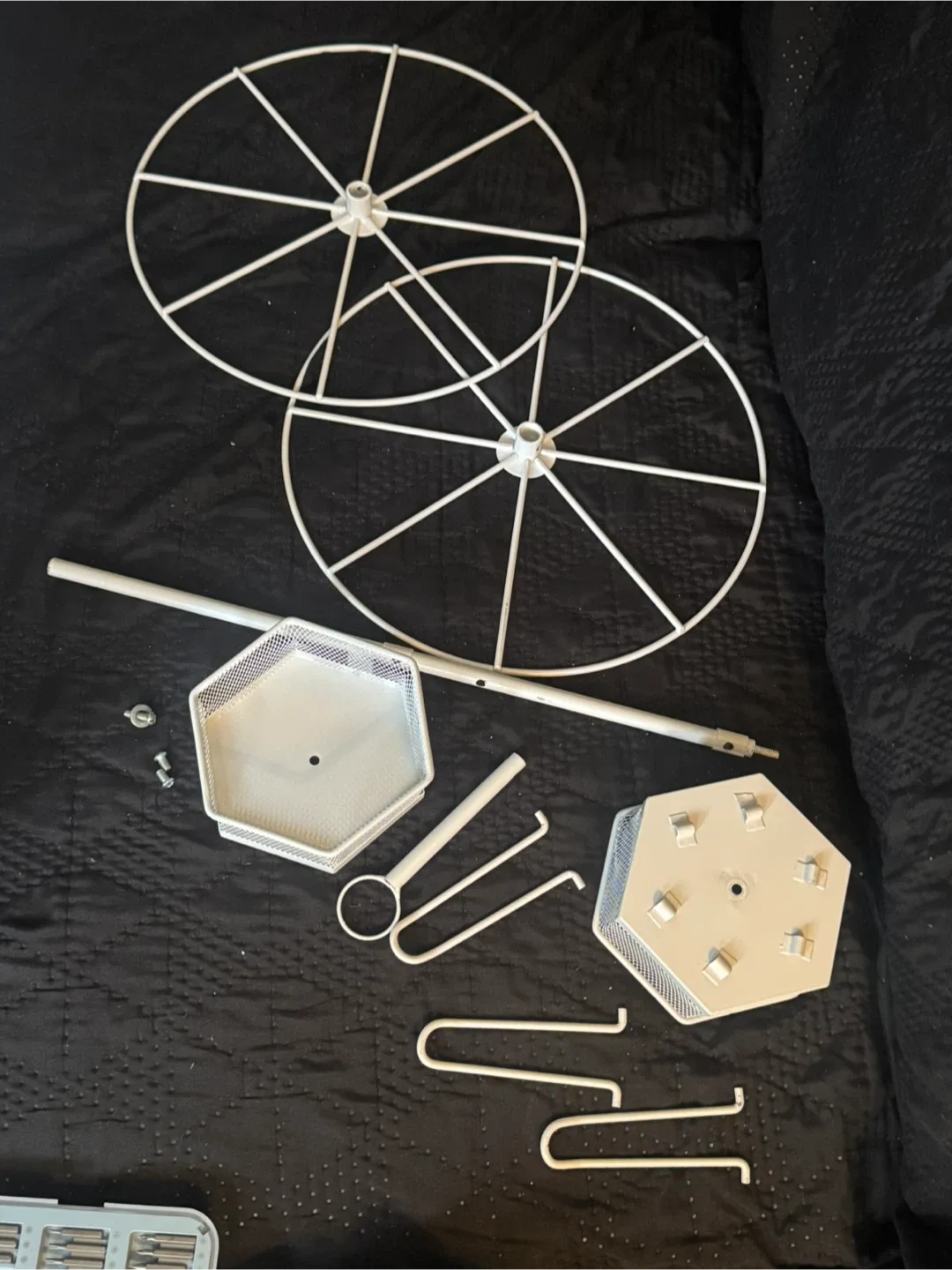 White Metal 3-Tier Display Stand/ Organizer image indicator(10)