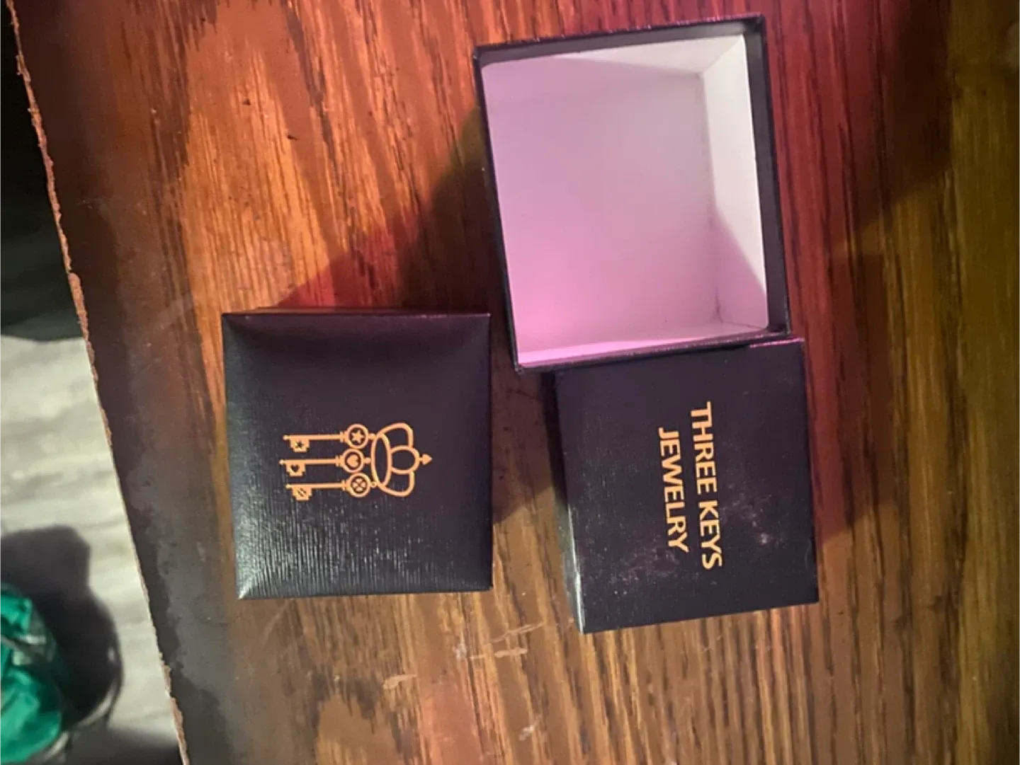 Rose gold engagement ring