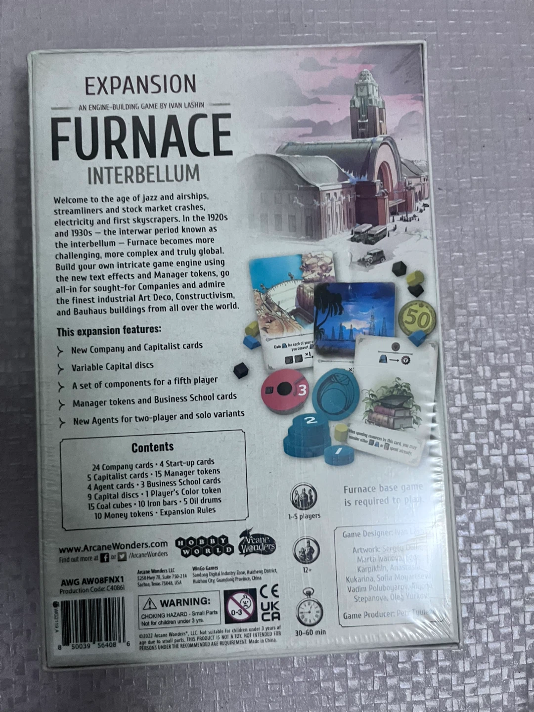 Furnace Interbellum Expansion Board Game - New - photo 2