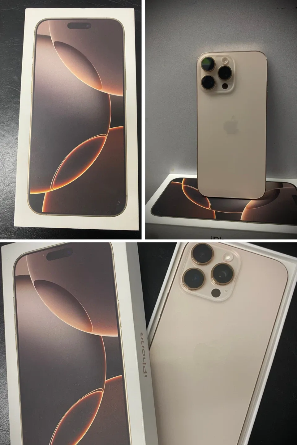 New iPhone 14 Pro Max, 256GB, Desert Titanium