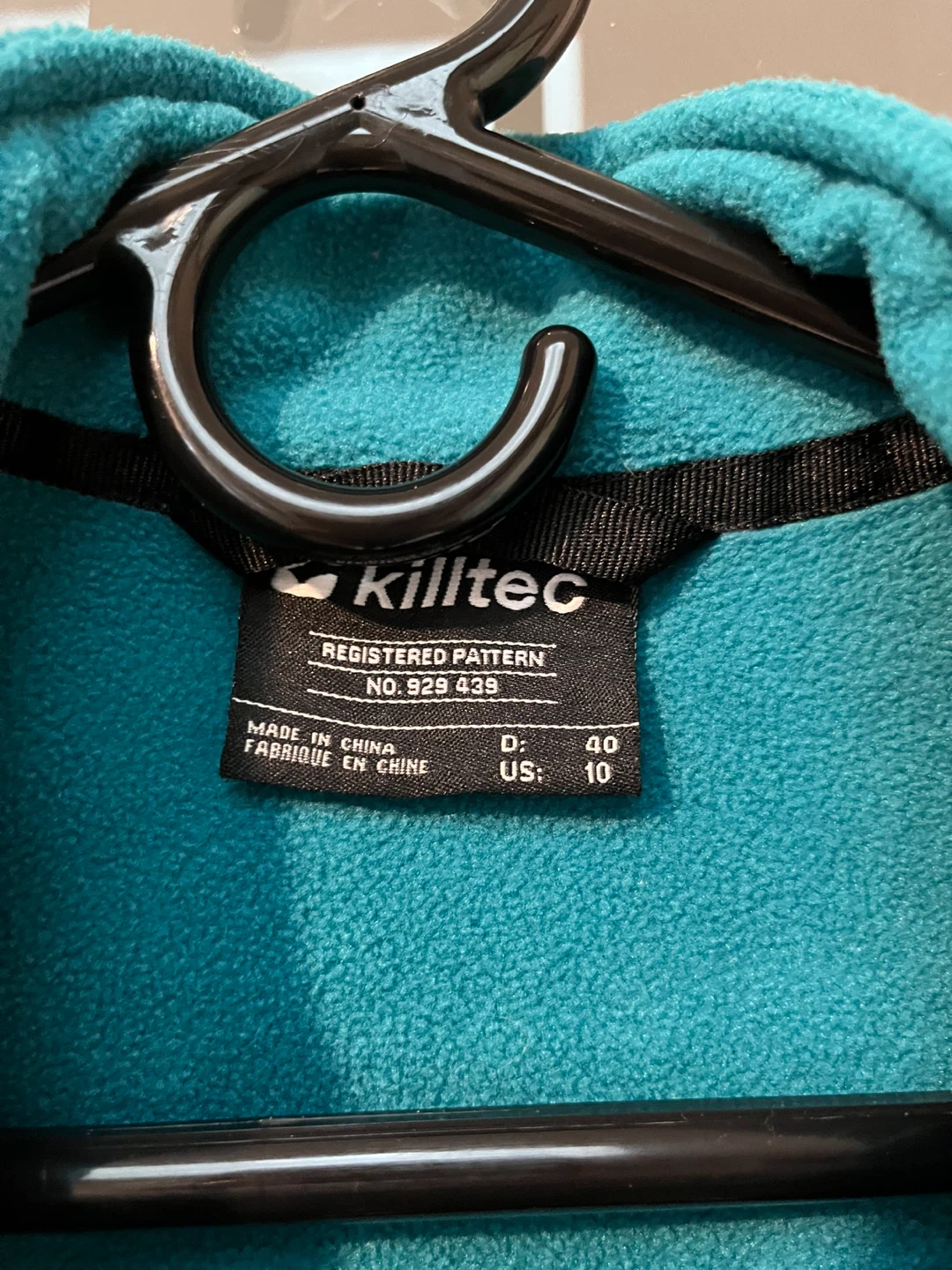 Killtec Teal Fleece Jacket - Size US 10 - photo 3