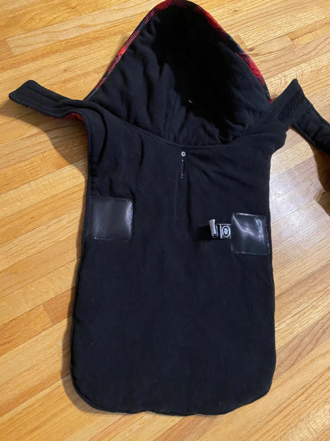 Silver Paw L/XL Dog Coat - Red & Black Plaid - photo 3