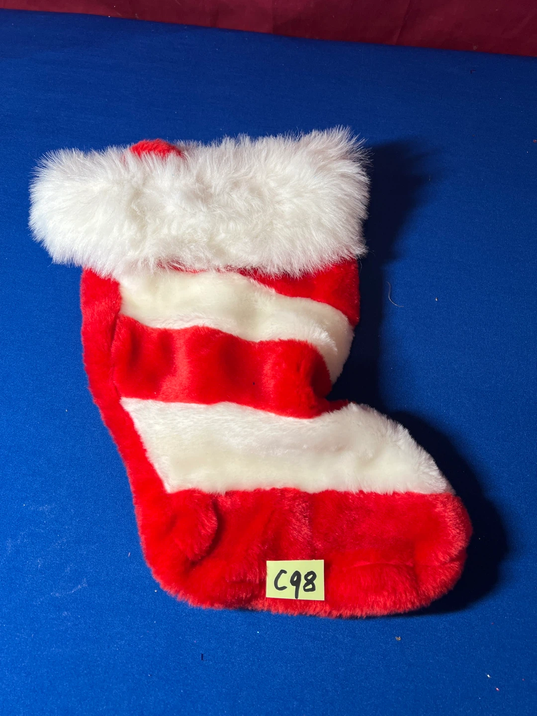 Red and White Christmas Stocking