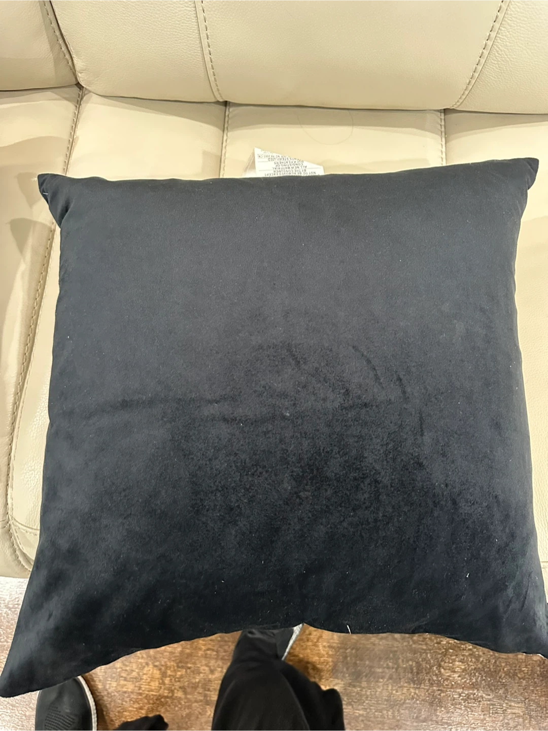 Black & Cream Throw Pillows - Set of 4 - photo 5