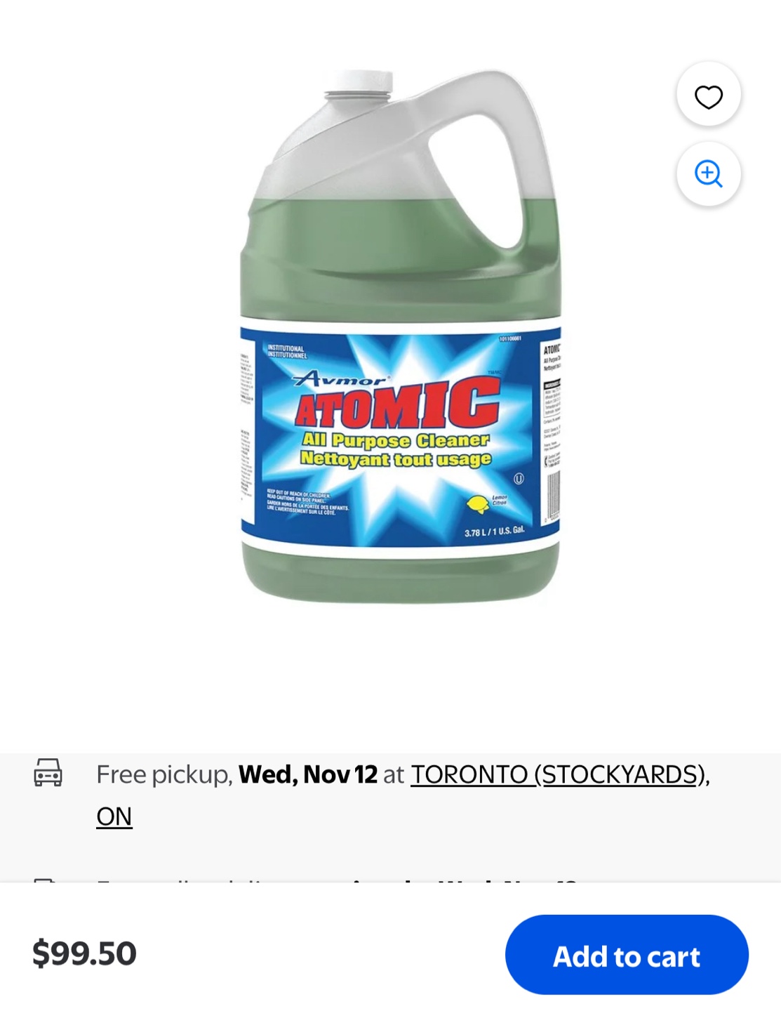 Avmor Atomic All Purpose Cleaner, 3.78 L - photo 3