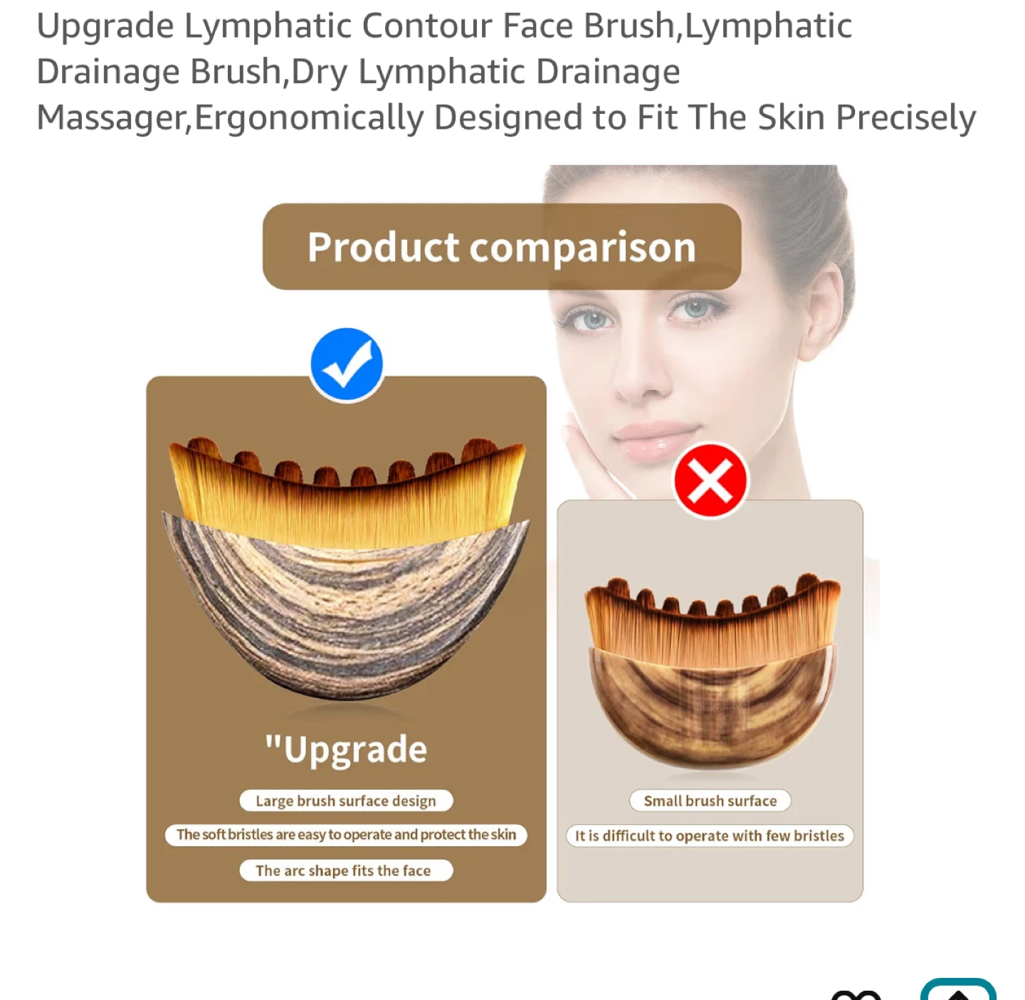 Lymphatic Contour Face Brush - photo 2