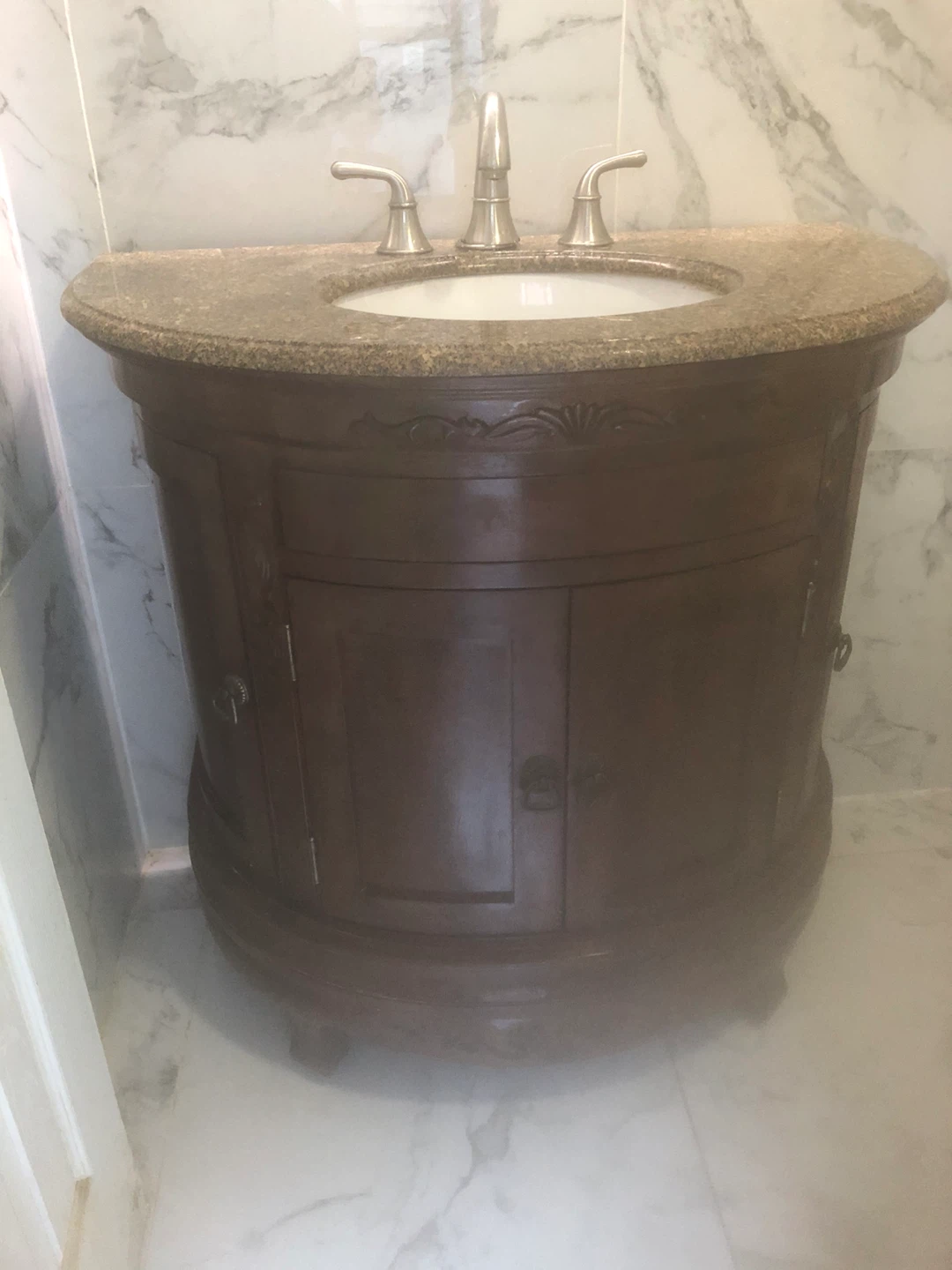 Bathroom Vanity with Sink and Faucet - photo 2